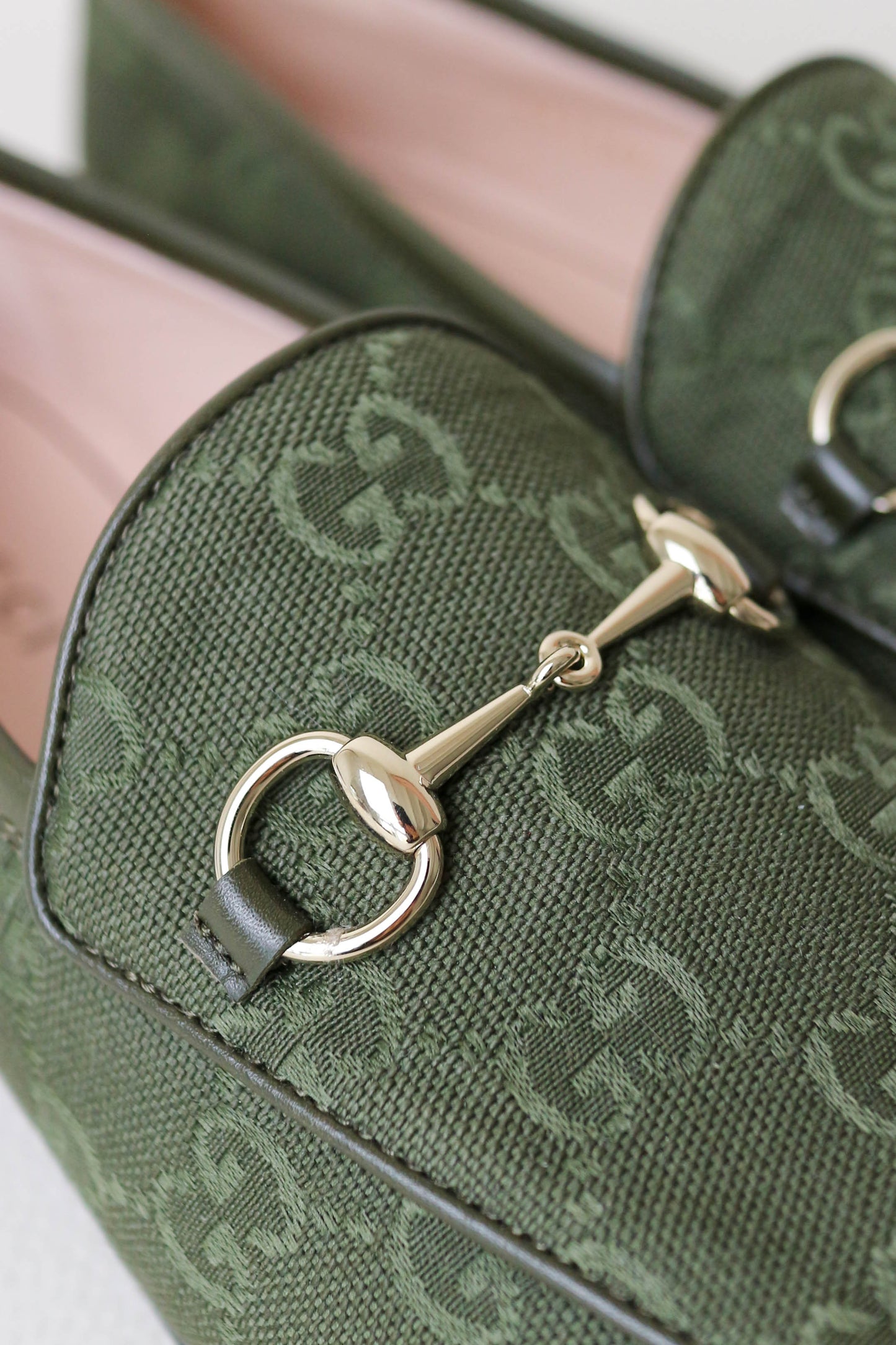 Gucci Jordaan Loafers Green