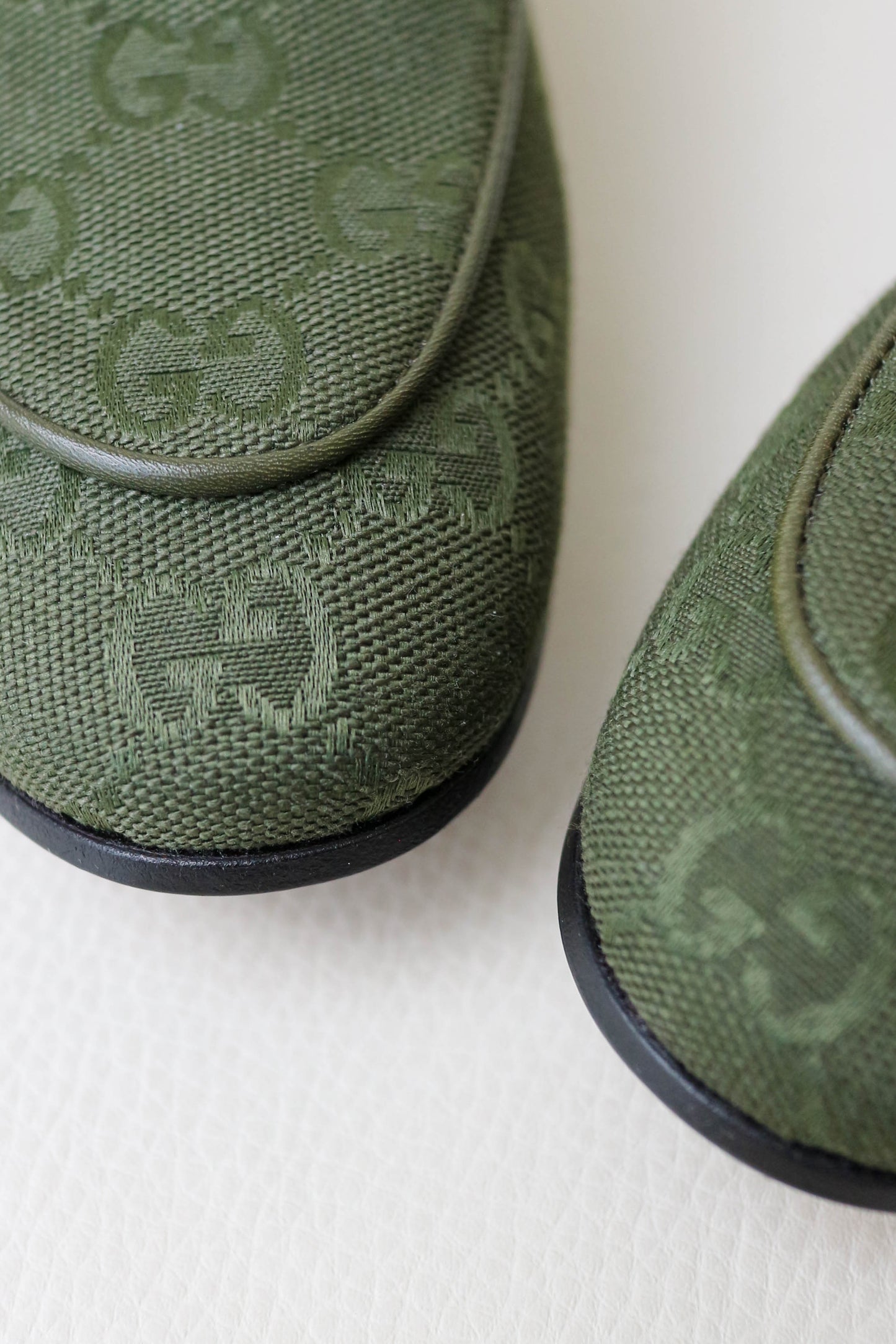 Gucci Jordaan Loafers Green