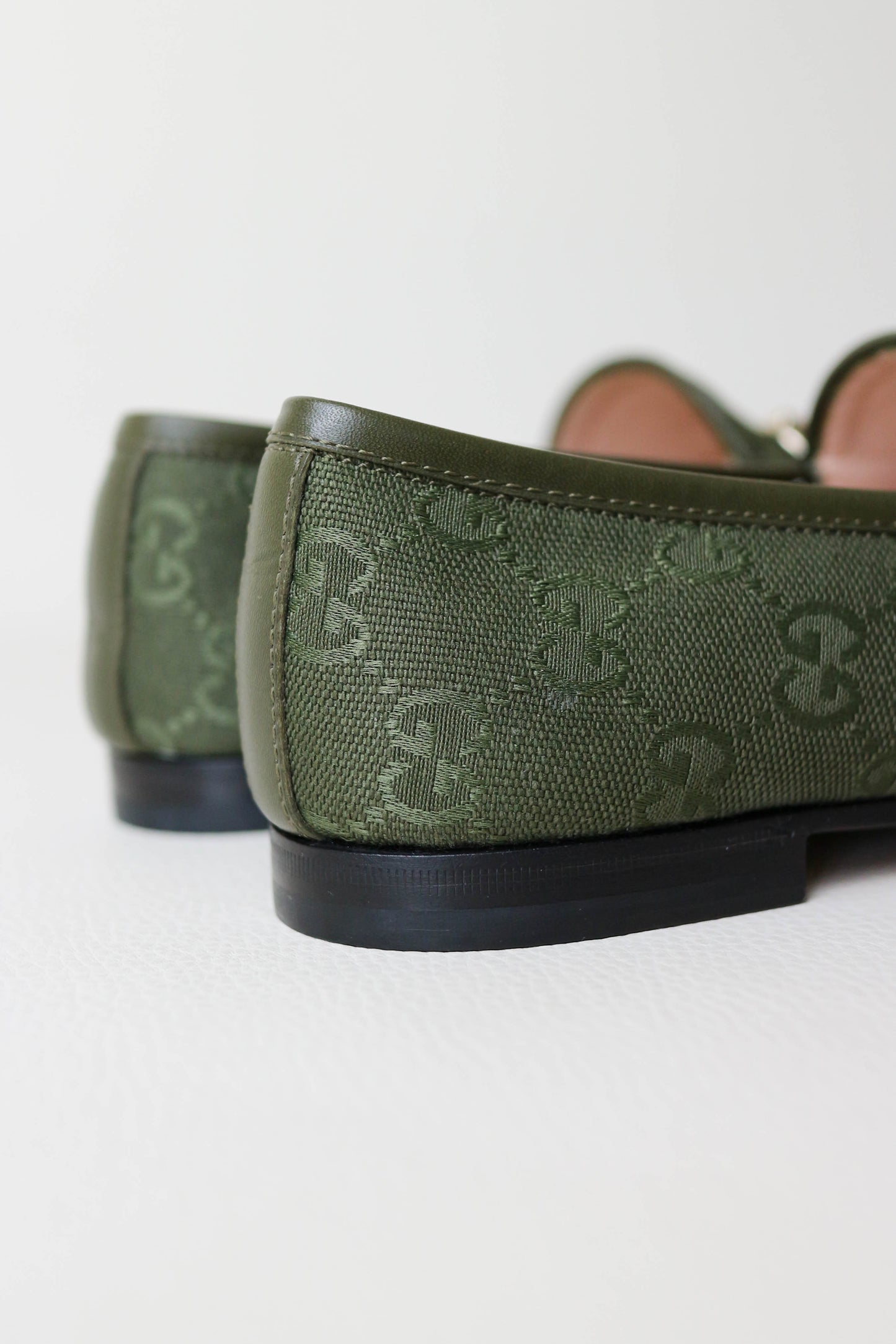 Gucci Jordaan Loafers Green