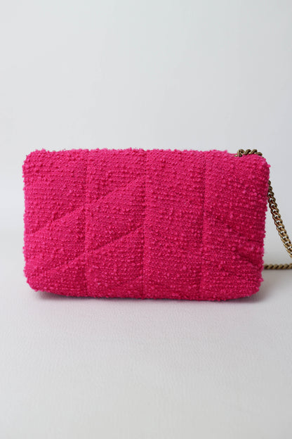 Saint Laurent Loulou Puffer Boucle Bag Pink
