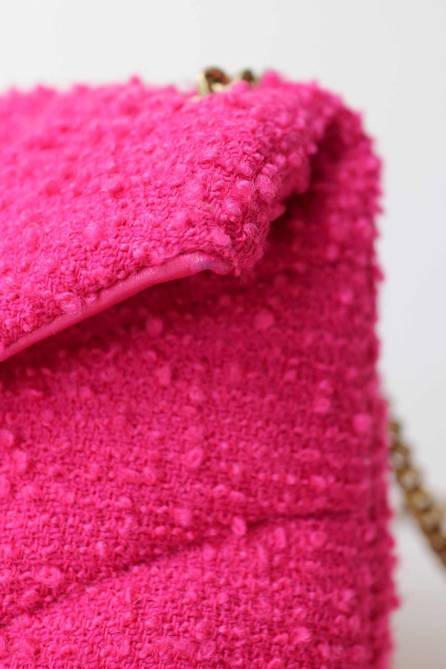 Saint Laurent Loulou Puffer Boucle Bag Pink