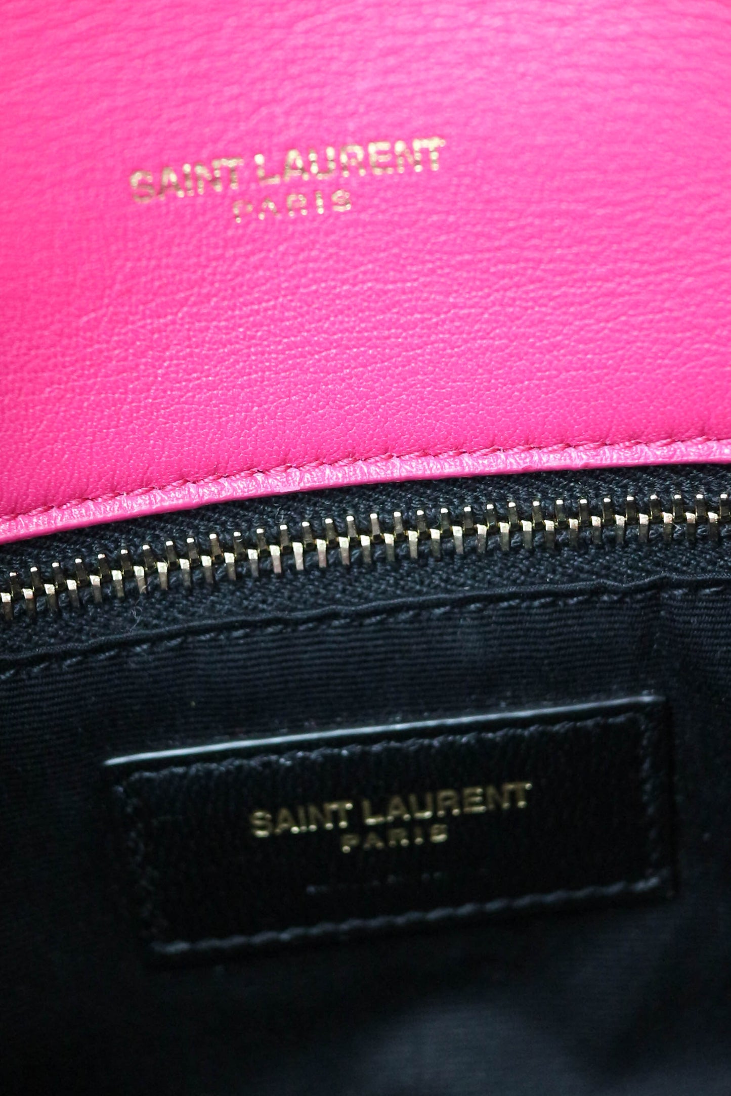 Saint Laurent Loulou Puffer Boucle Bag Pink