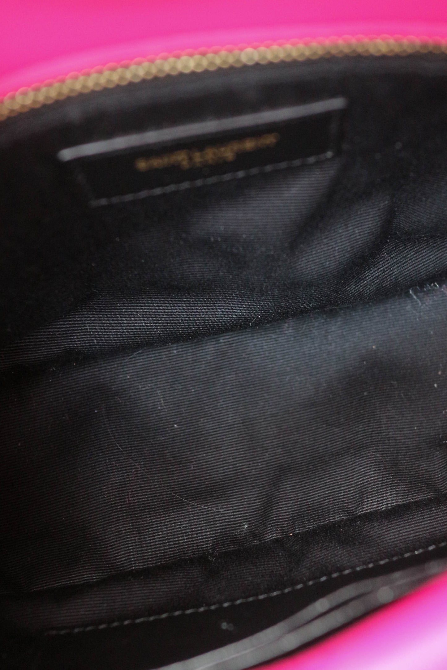 Saint Laurent Loulou Puffer Boucle Bag Pink