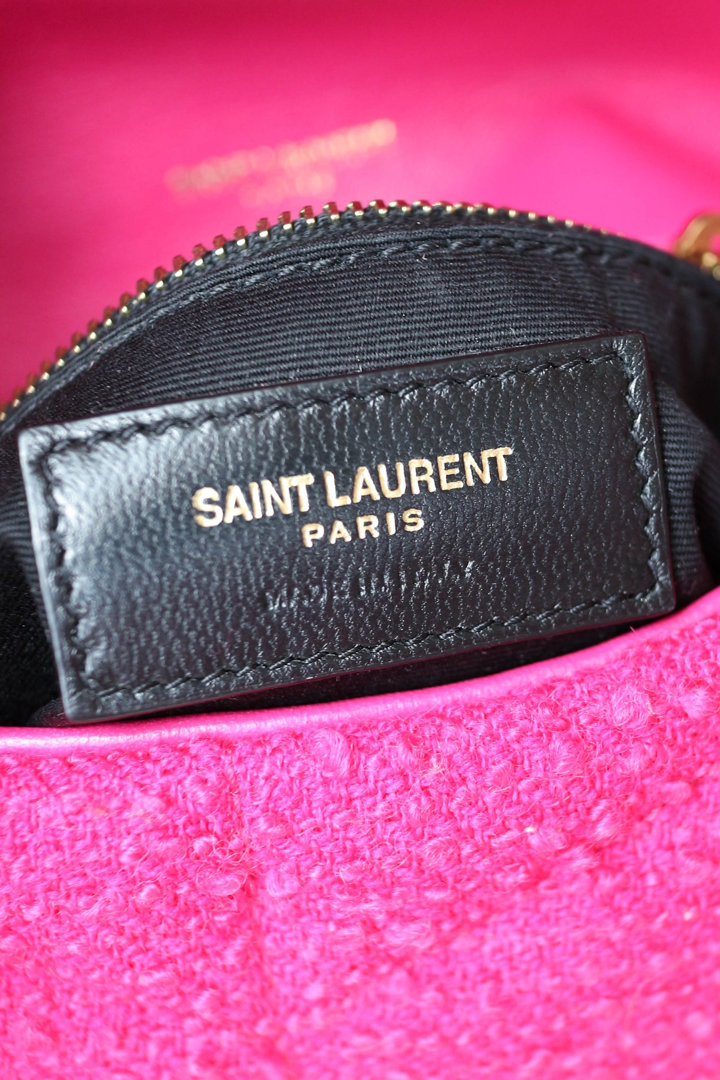 Saint Laurent Loulou Puffer Boucle Bag Pink