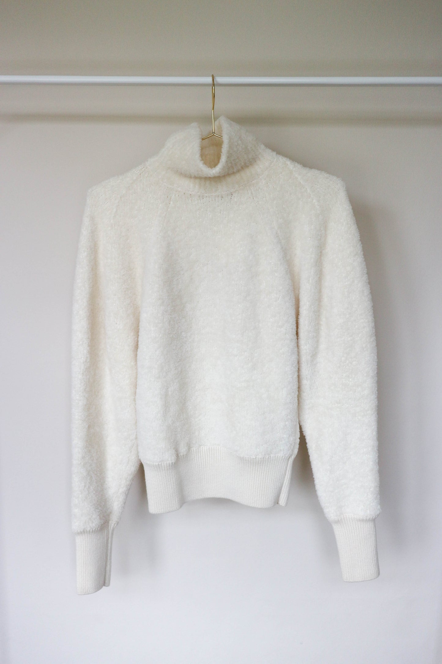 Nanushka Soft Fleece Jumper Cream