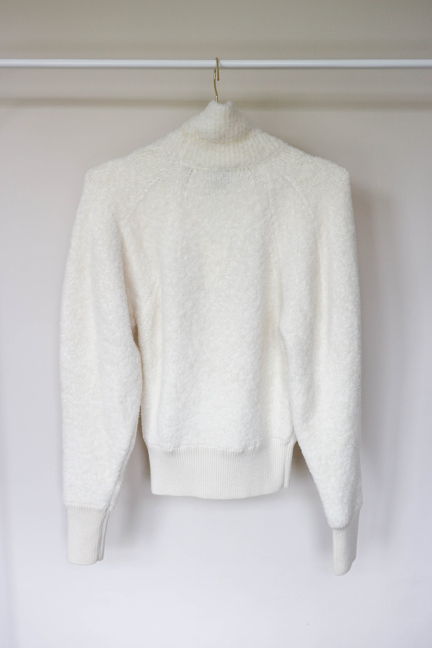 Nanushka Soft Fleece Jumper Cream