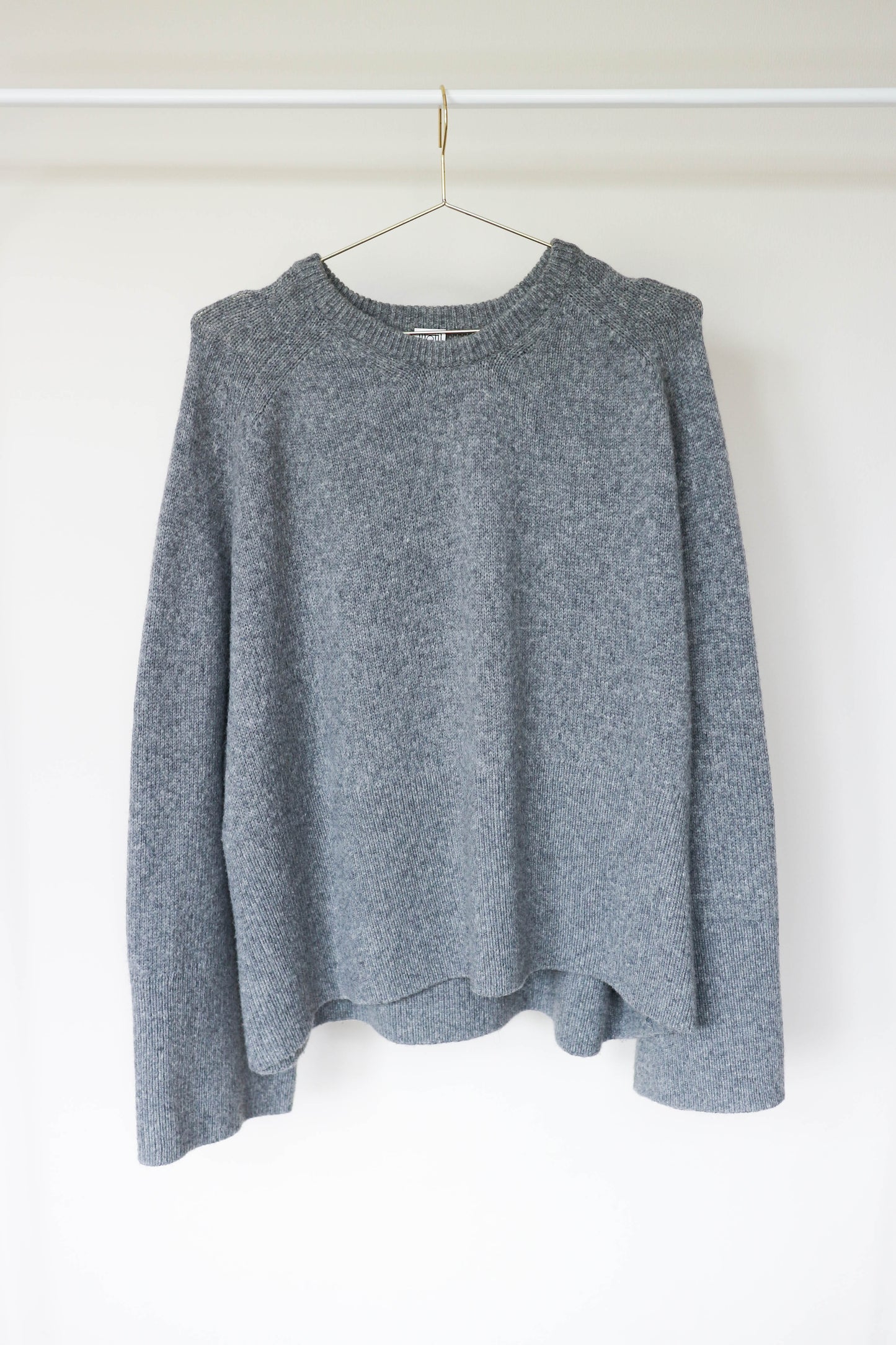 TOTEME Oversized Signature Knit Jumper Grey