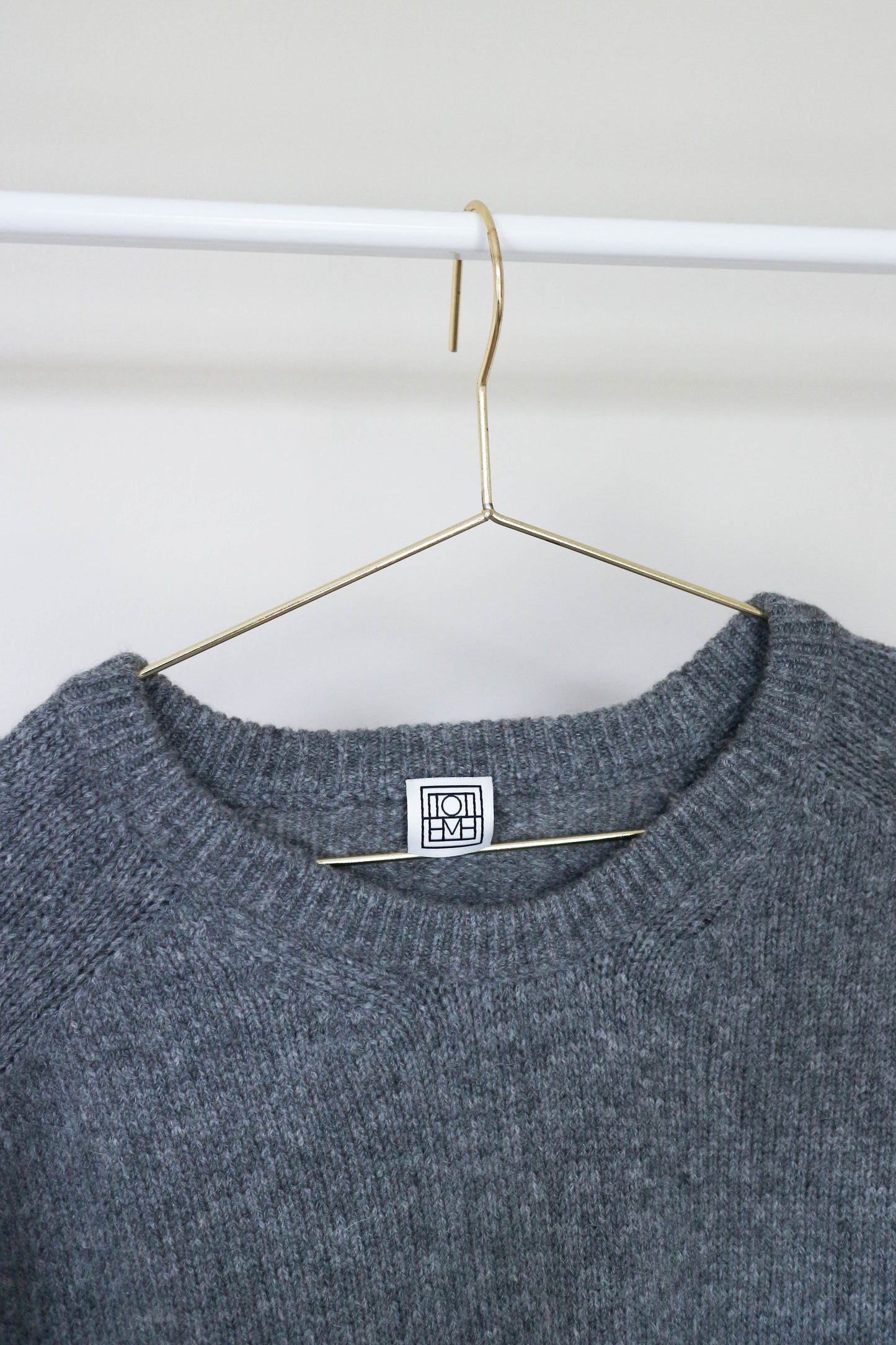 TOTEME Oversized Signature Knit Jumper Grey