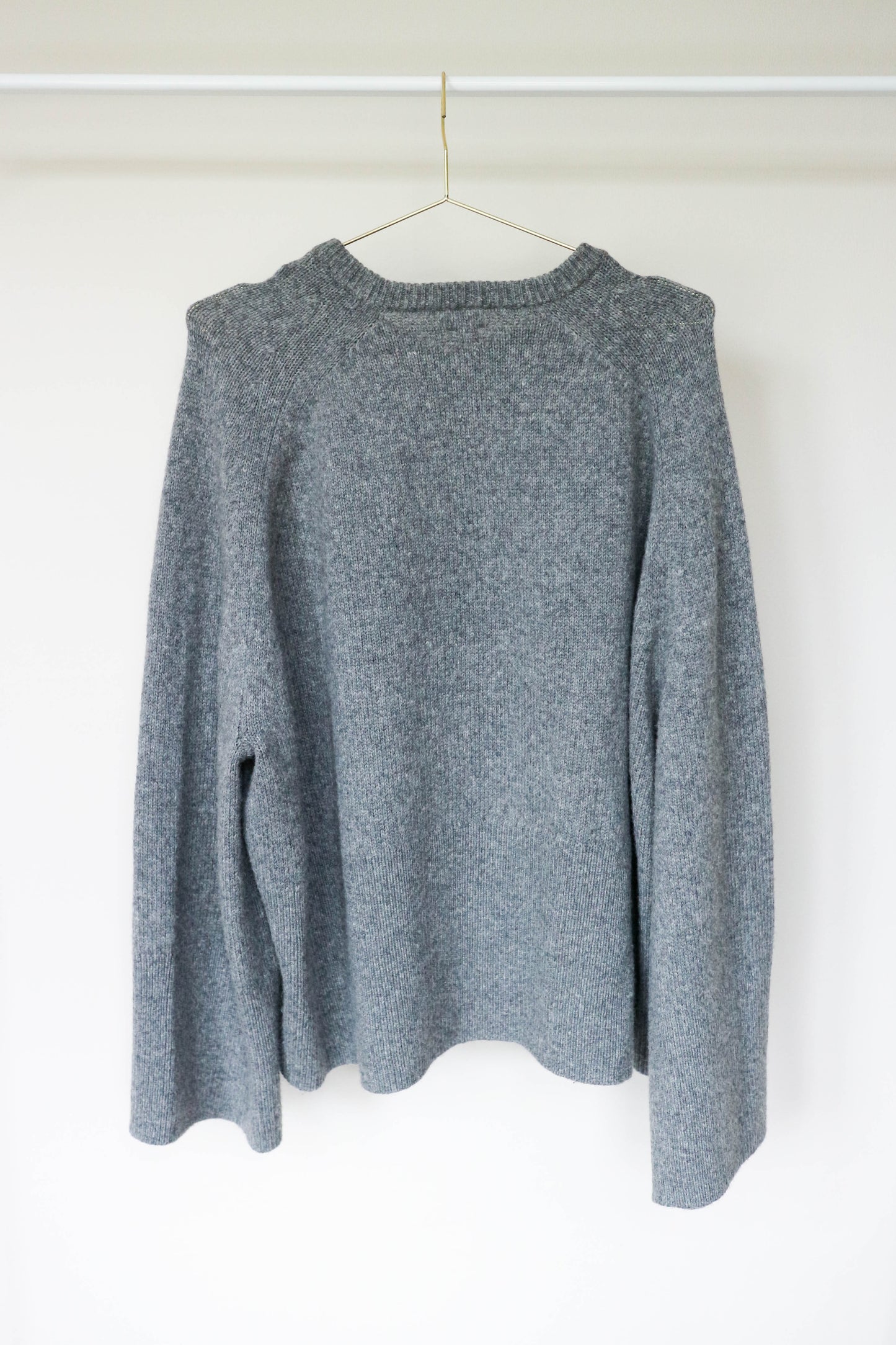 TOTEME Oversized Signature Knit Jumper Grey