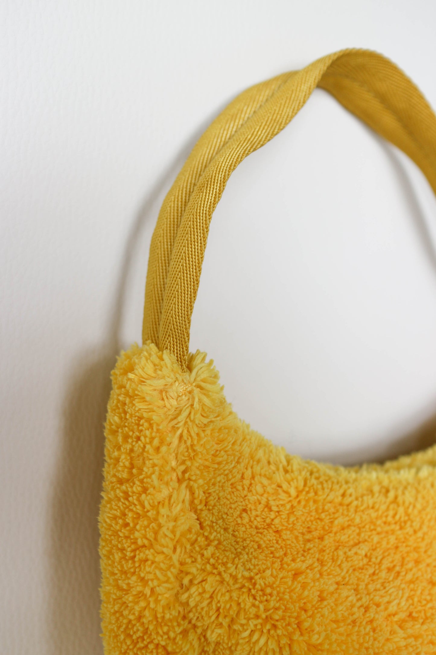 Prada Terry Cloth Top Handle Bag Yellow