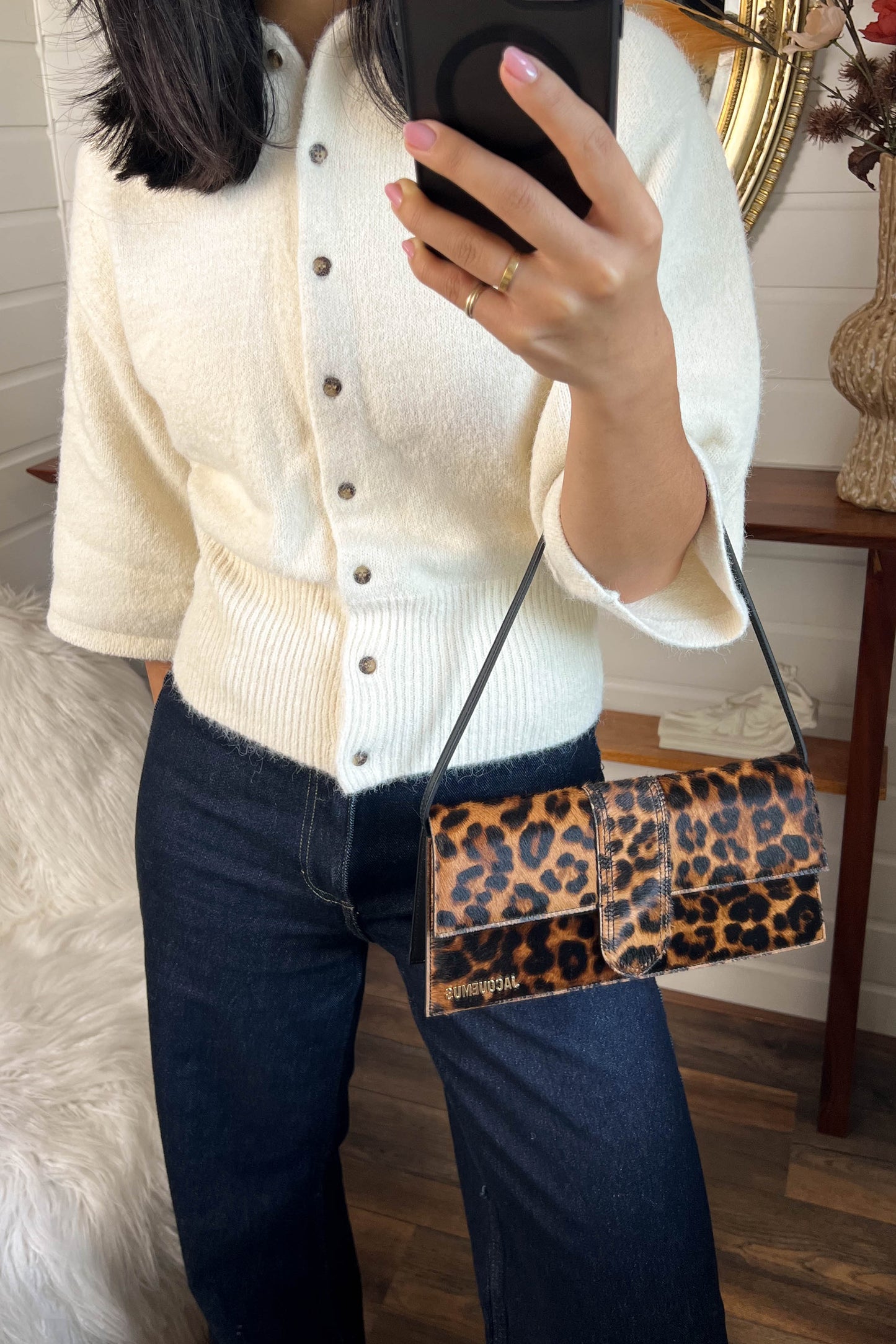 Jacquemus Le Bambino Leopard Bag