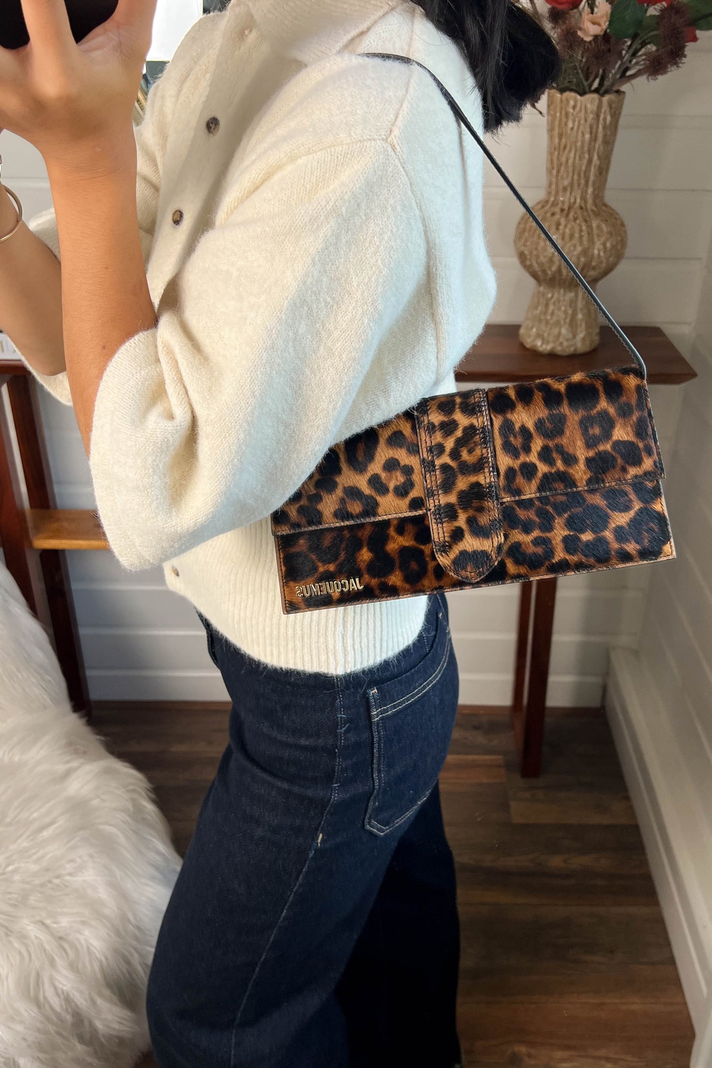 Jacquemus Le Bambino Leopard Bag