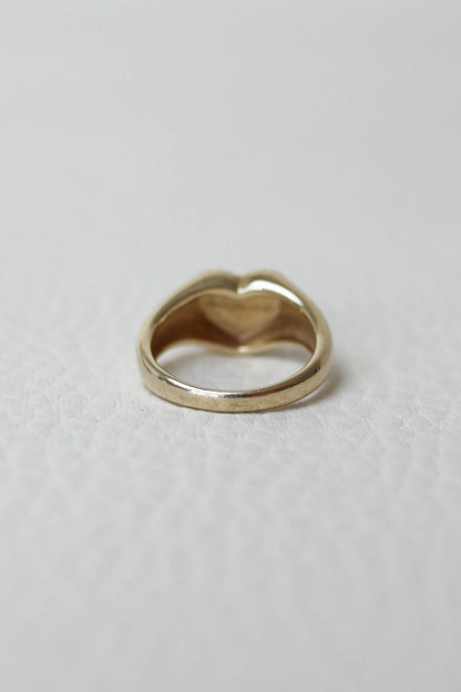Yvonne Léon Mini Coeur Heart Pinky Ring Gold