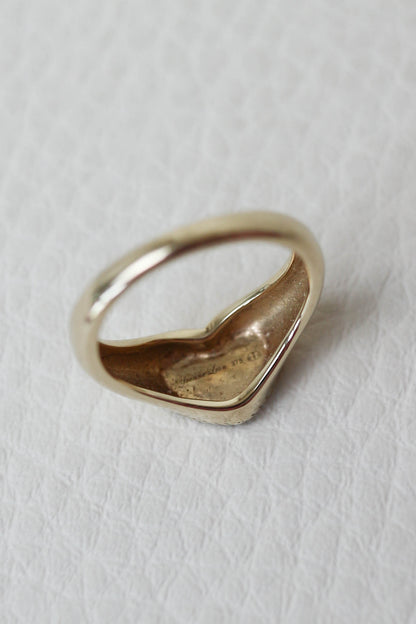 Yvonne Léon Mini Coeur Heart Pinky Ring Gold
