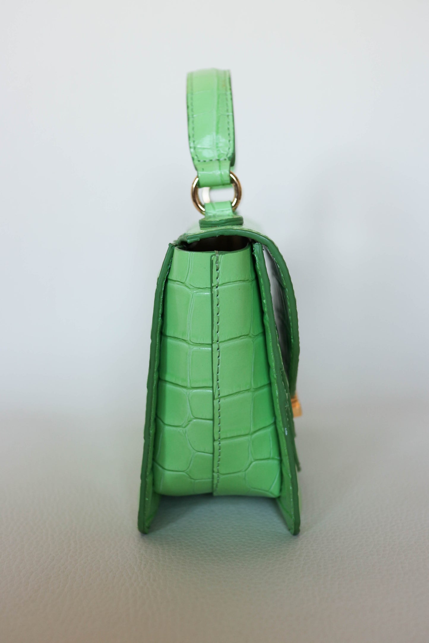 Wandler Luna Croco Bag Green