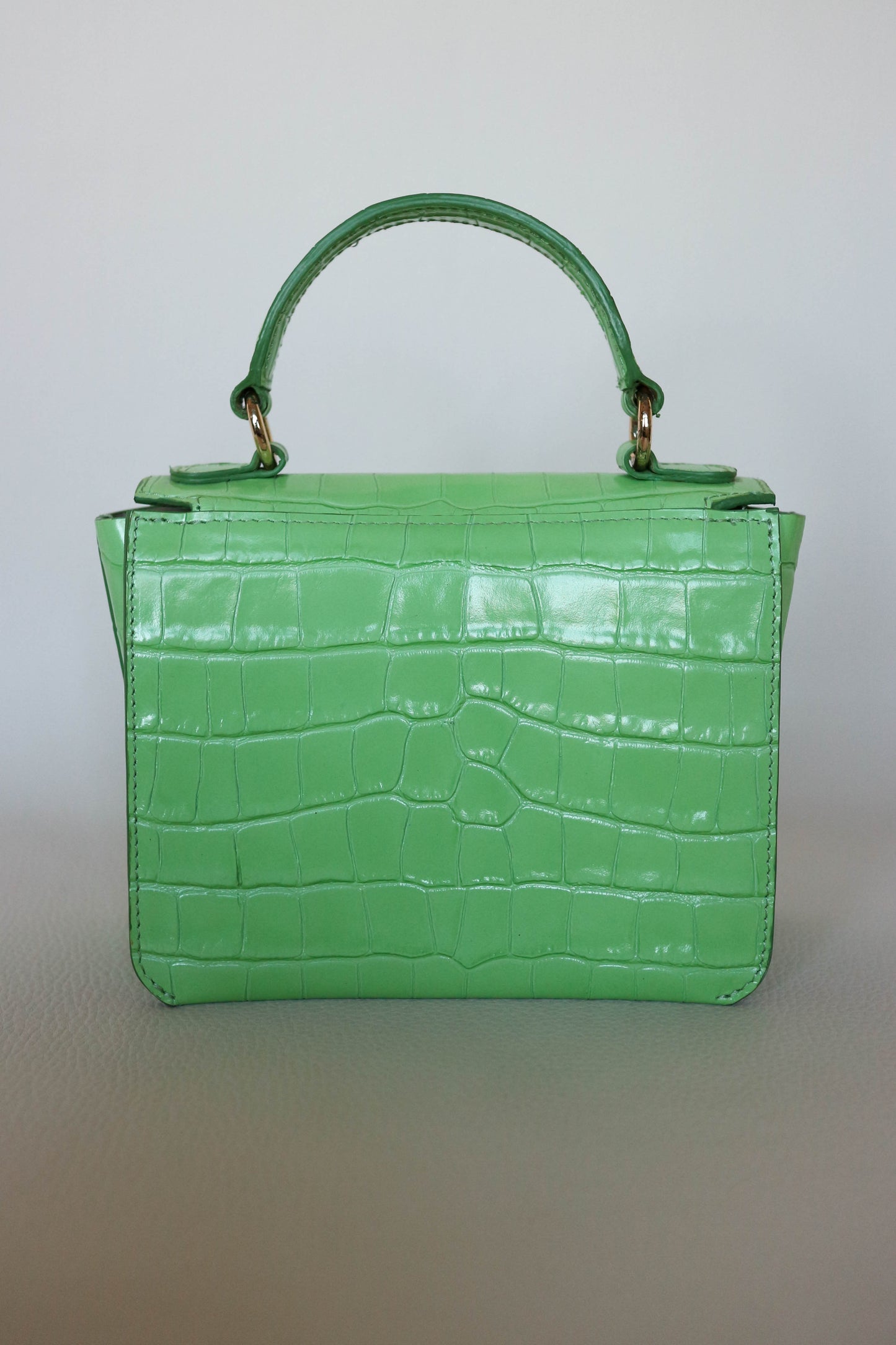 Wandler Luna Croco Bag Green