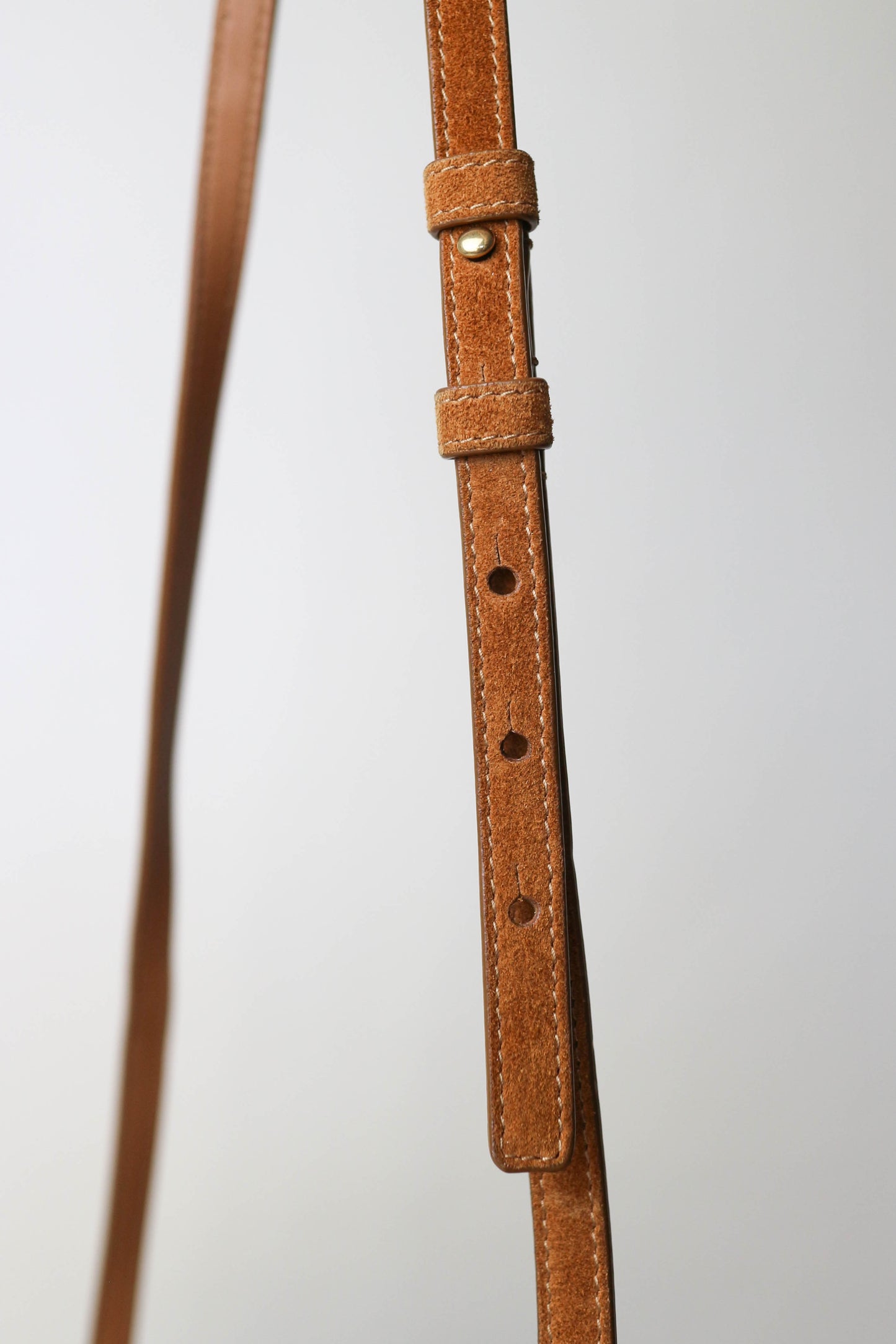 Saint Laurent Kate Logo Studs Bag Suede