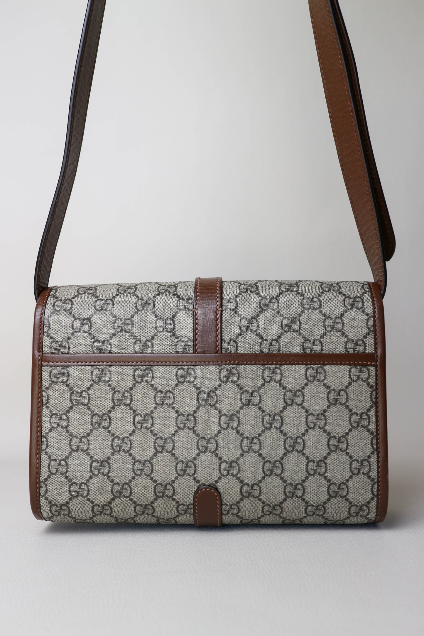 Gucci Monogram Canvas Crossbody Bag