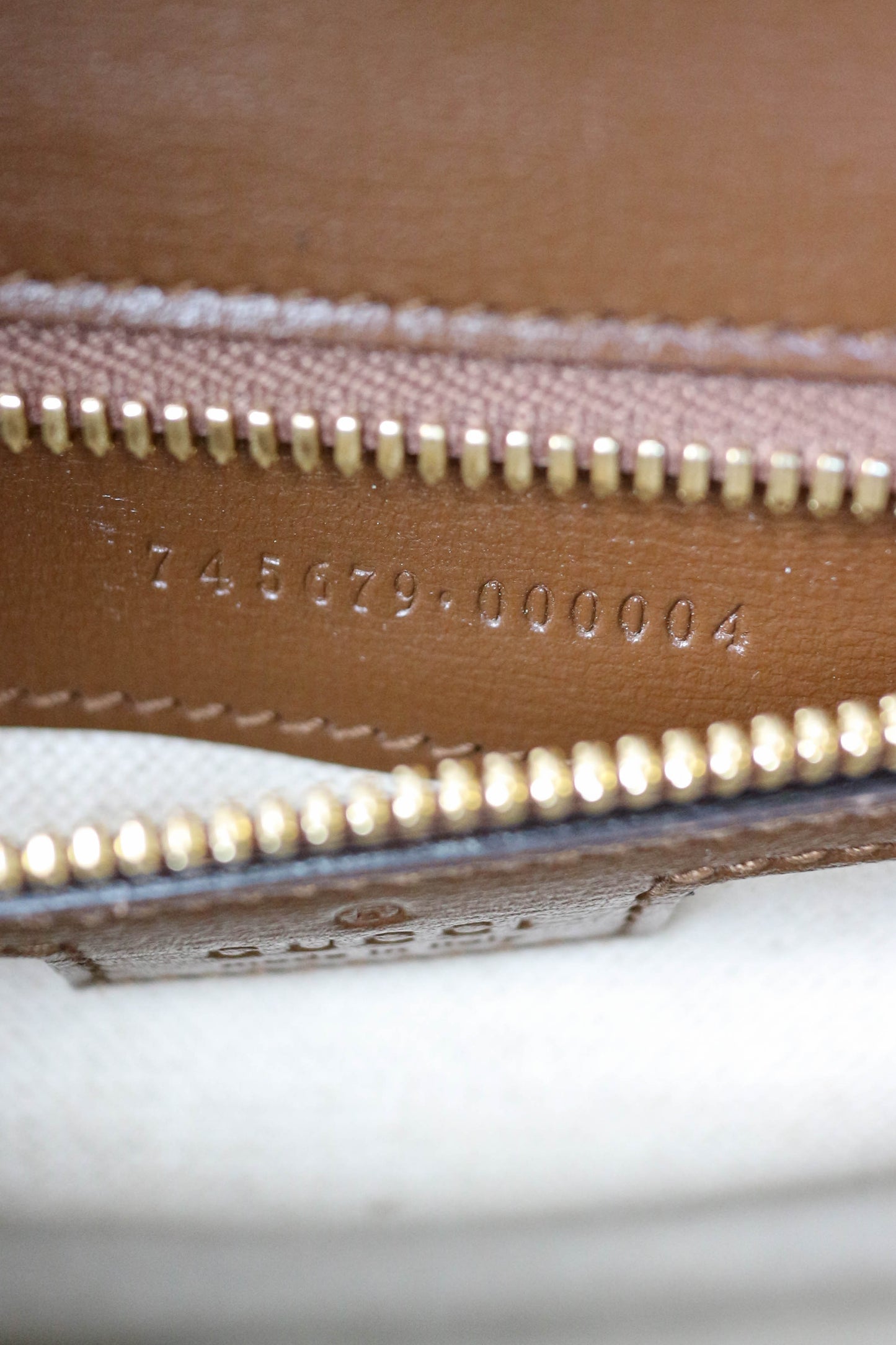 Gucci Monogram Canvas Crossbody Bag