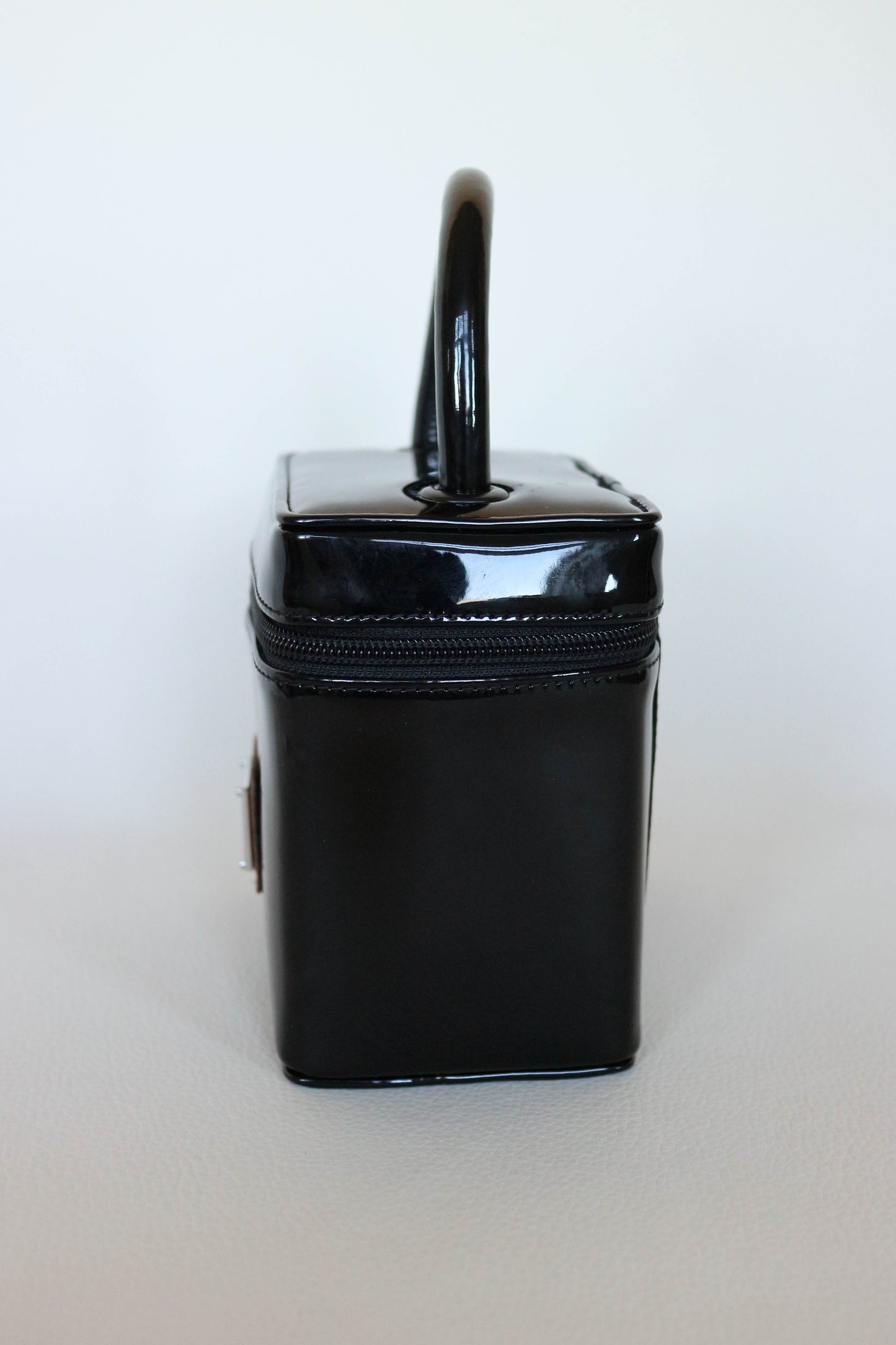 Acne Studios Patent Leather Vanity Bag Black