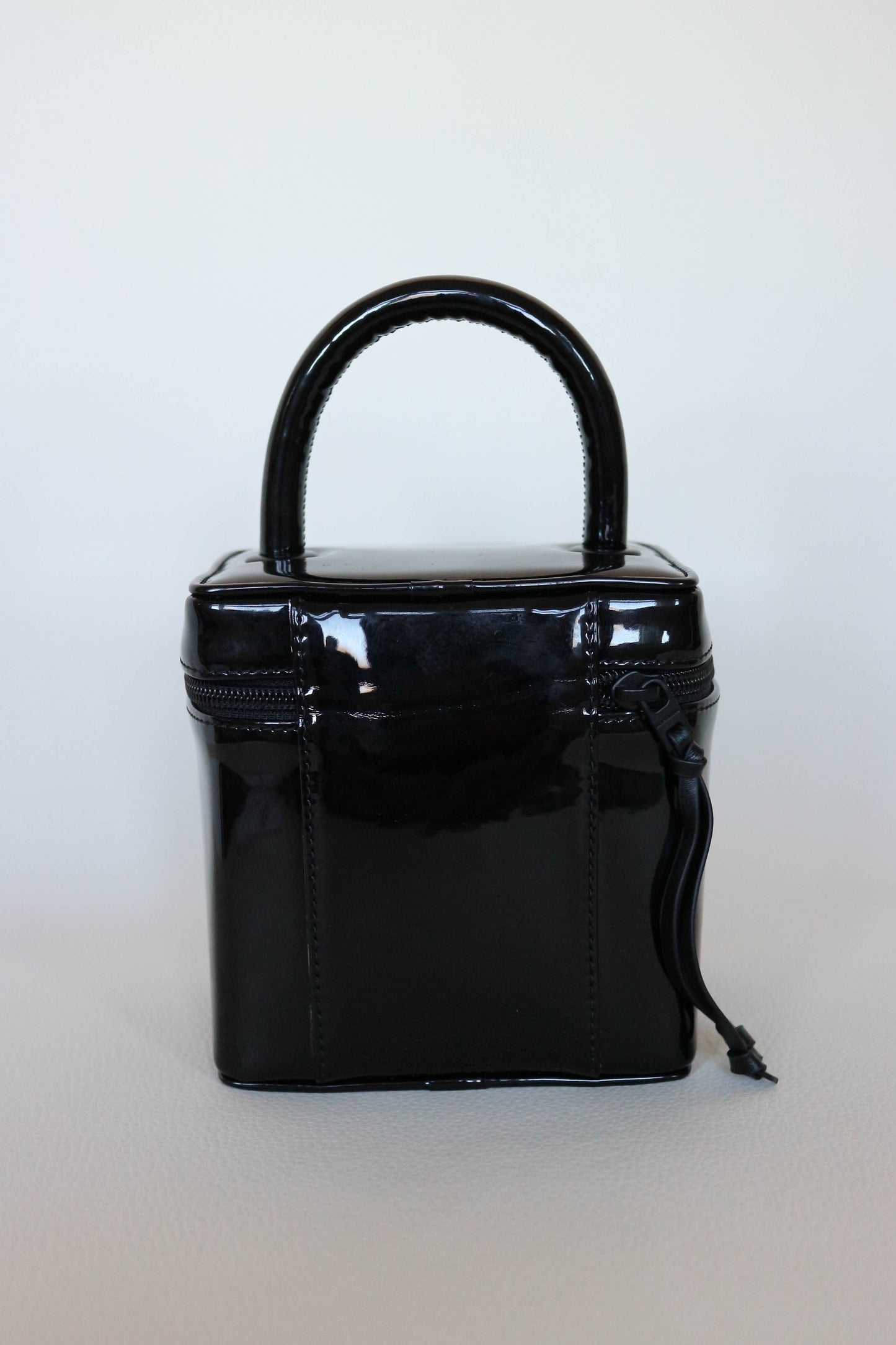 Acne Studios Patent Leather Vanity Bag Black