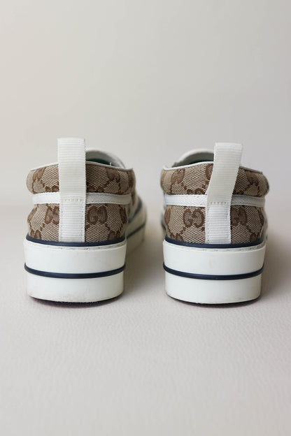 Gucci Tennis 1977 Canvas Slip On Sneakers
