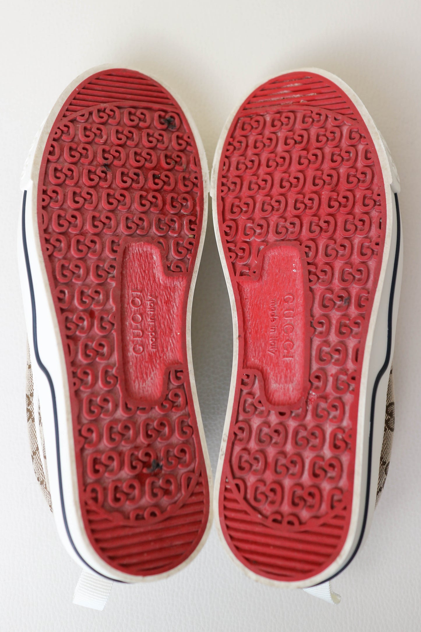 Gucci Tennis 1977 Canvas Slip On Sneakers