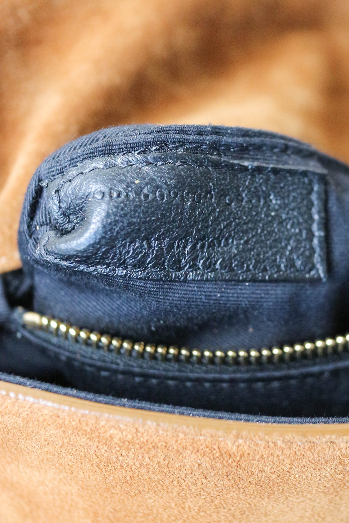 Saint Laurent Kate Logo Studs Bag Suede