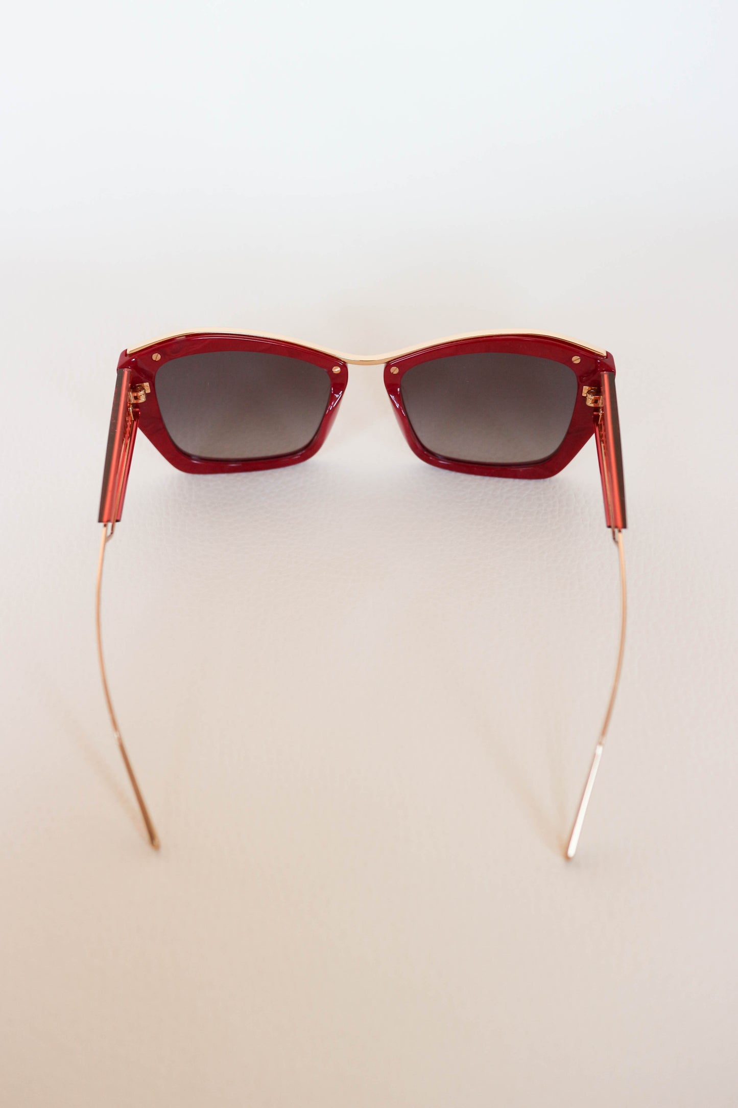 Miu Miu Cat Eye Sunglasses Red