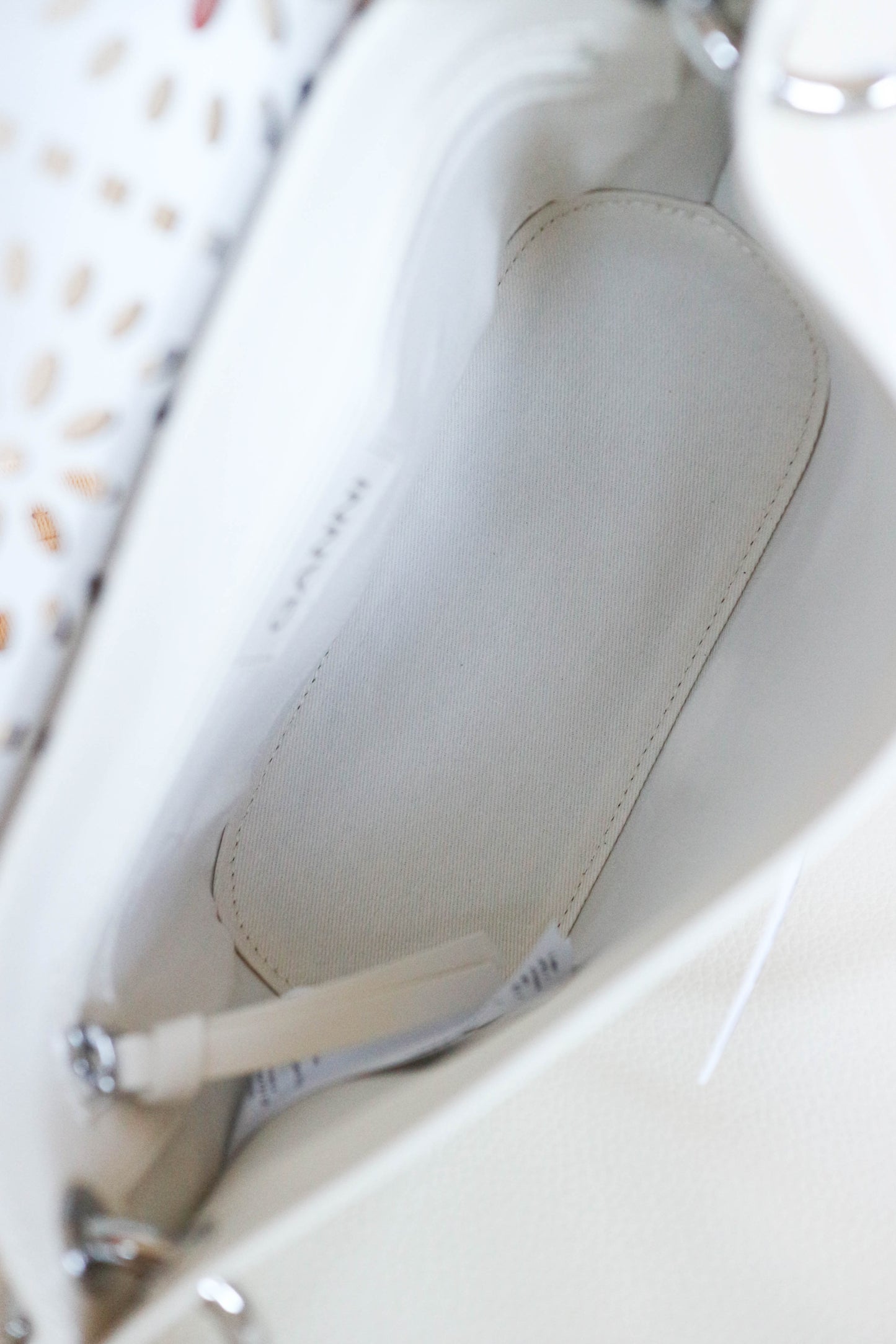 GANNI Crossbody Logo Bag White