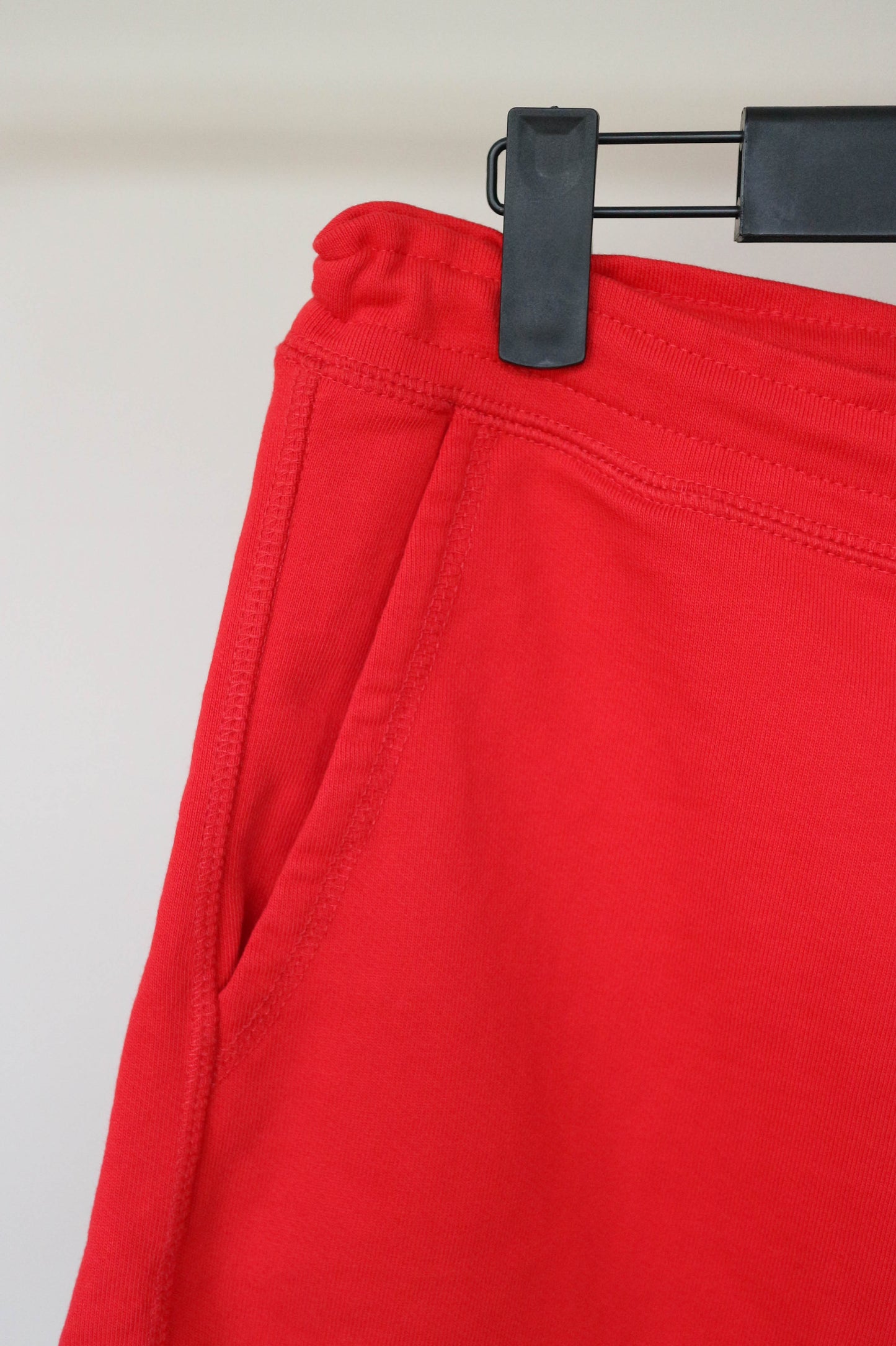 GANNI Logo Shorts Red