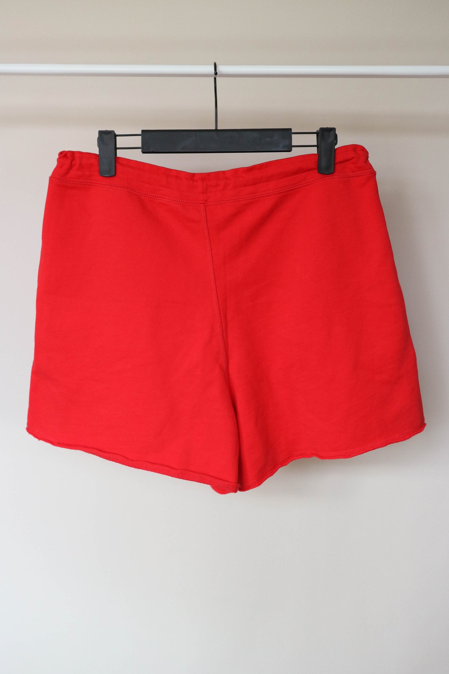 GANNI Logo Shorts Red