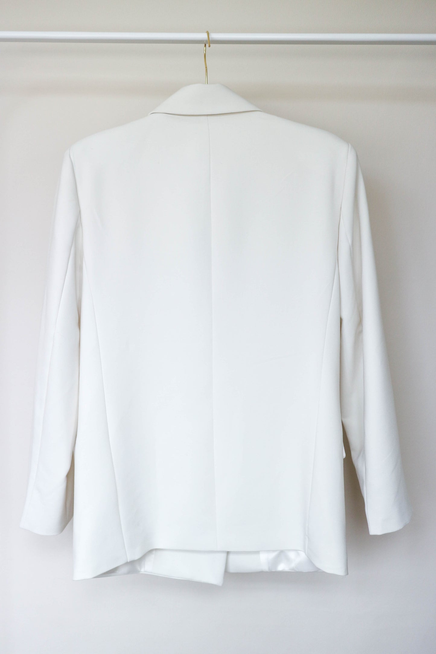 The Frankie Shop Oversized Corrin Blazer Ivory