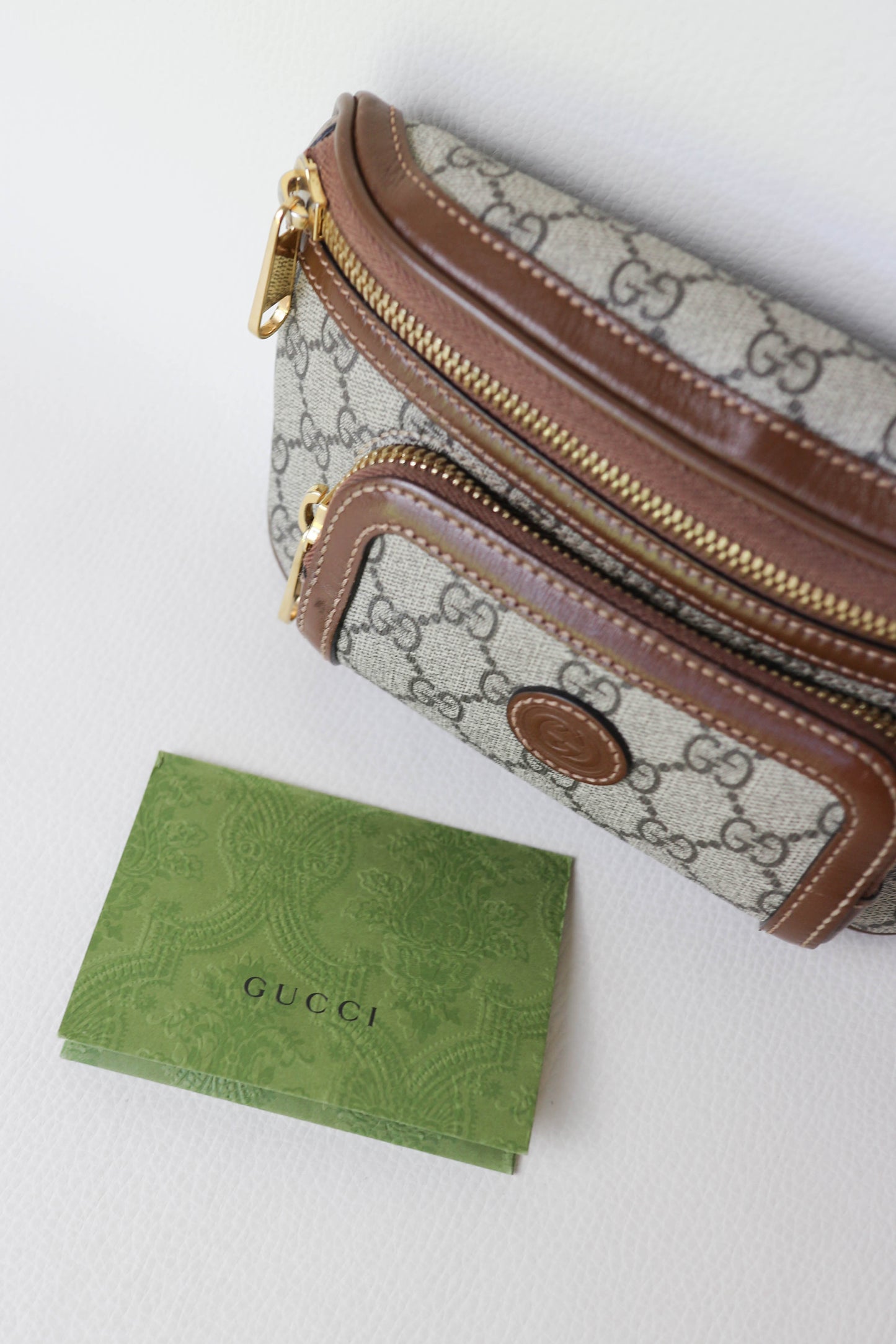 Gucci Monogram Canvas Belt Bag