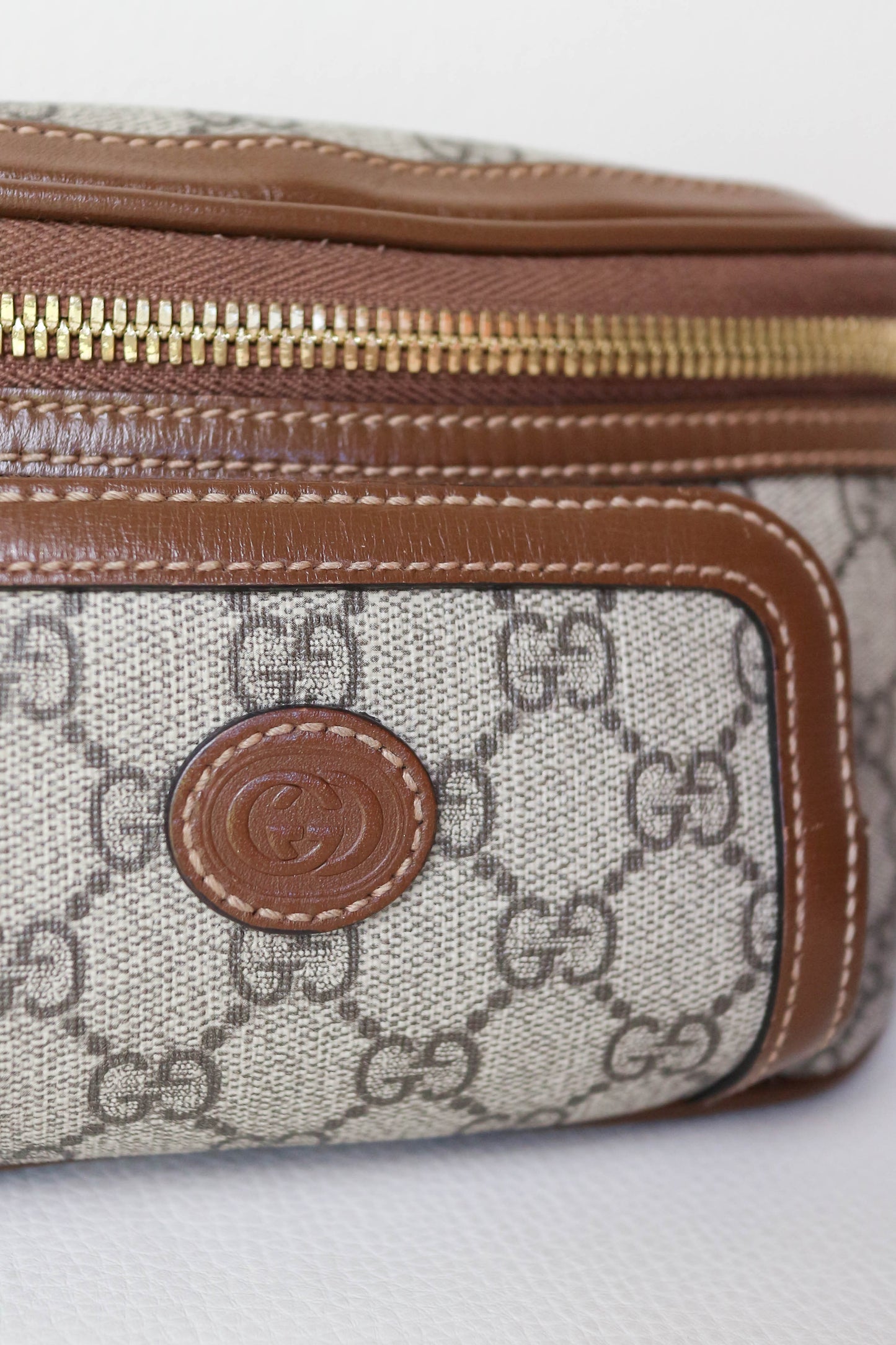 Gucci Monogram Canvas Belt Bag
