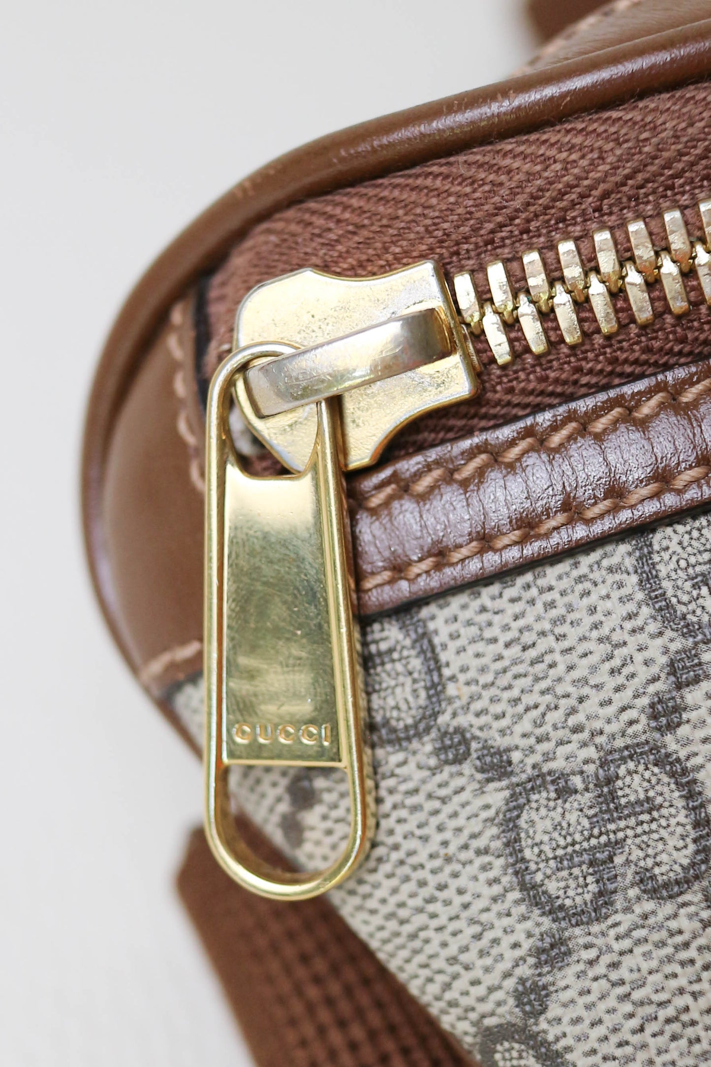Gucci Monogram Canvas Belt Bag