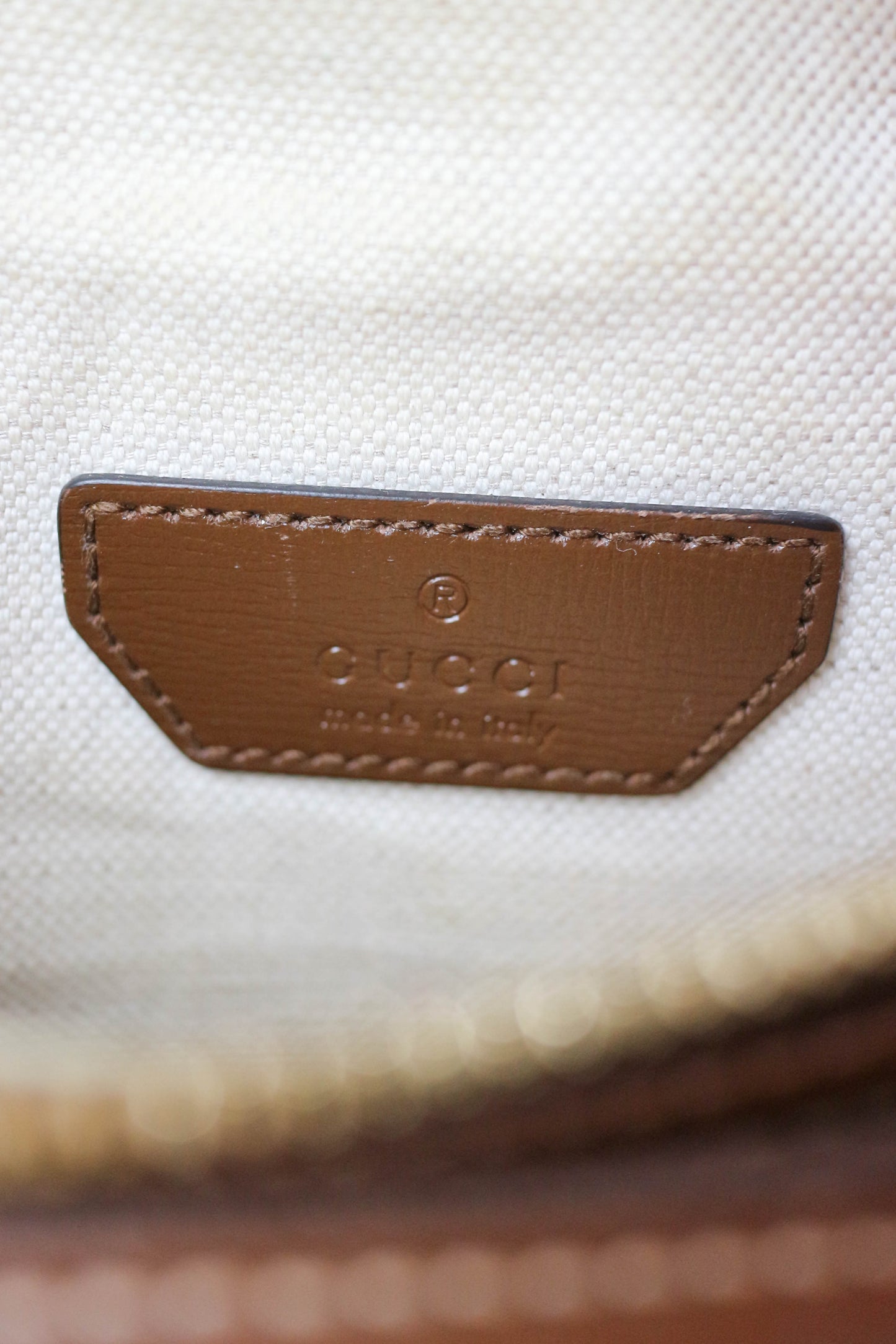 Gucci Monogram Canvas Belt Bag