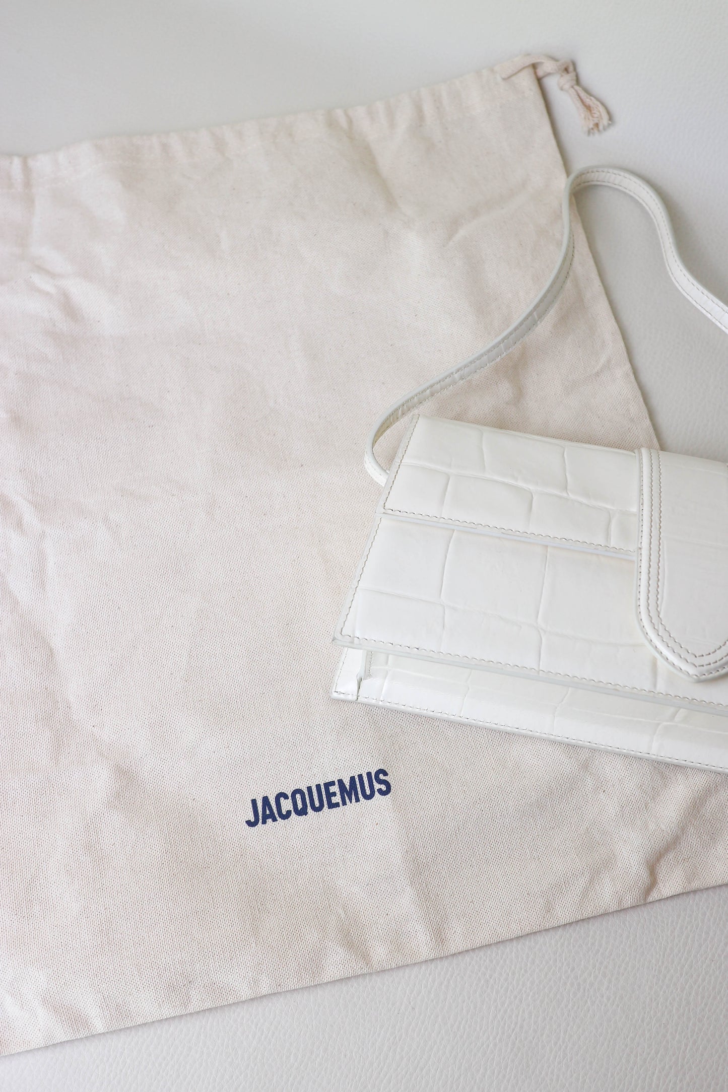 Jacquemus Le Long Bambino Bag Cream