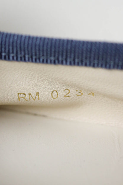 CELINE Triomphe Denim Ballerina’s