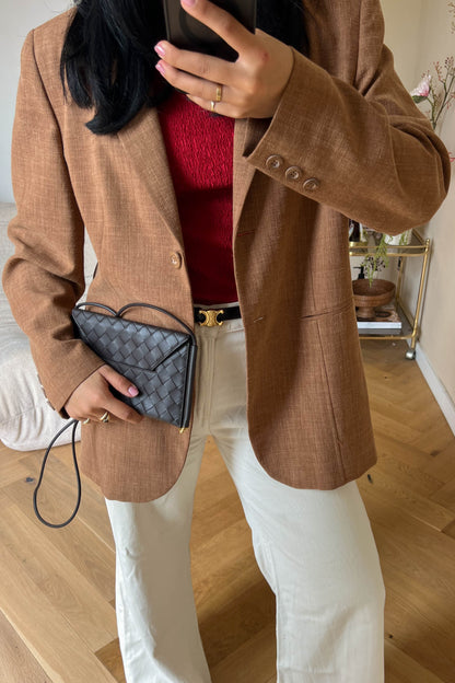 Bottega Veneta Solstice Pouch Bag Brown
