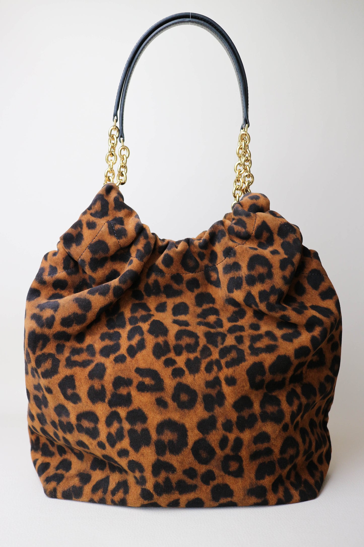 DeMellier Miami Leopard Shoulder Bag