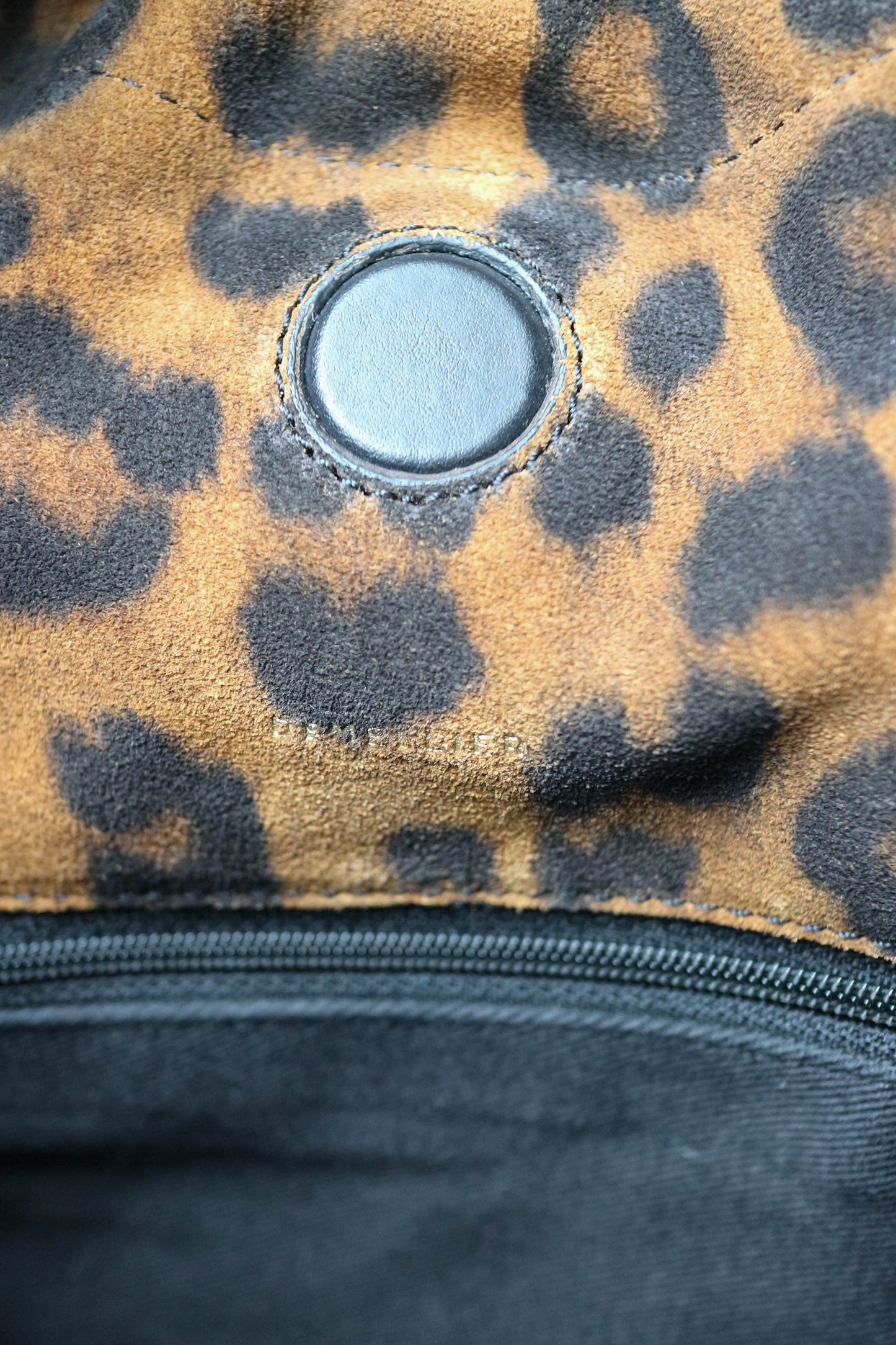 DeMellier Miami Leopard Shoulder Bag