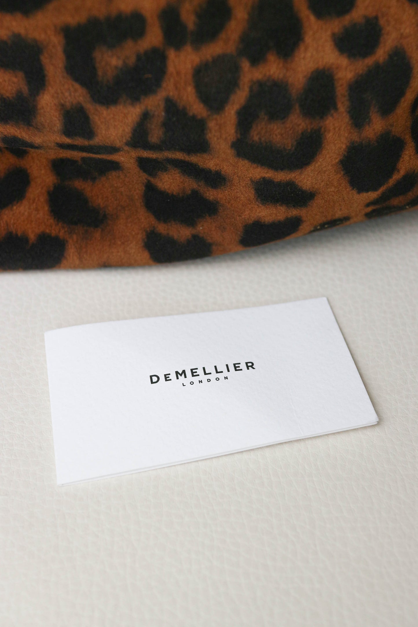 DeMellier Miami Leopard Shoulder Bag