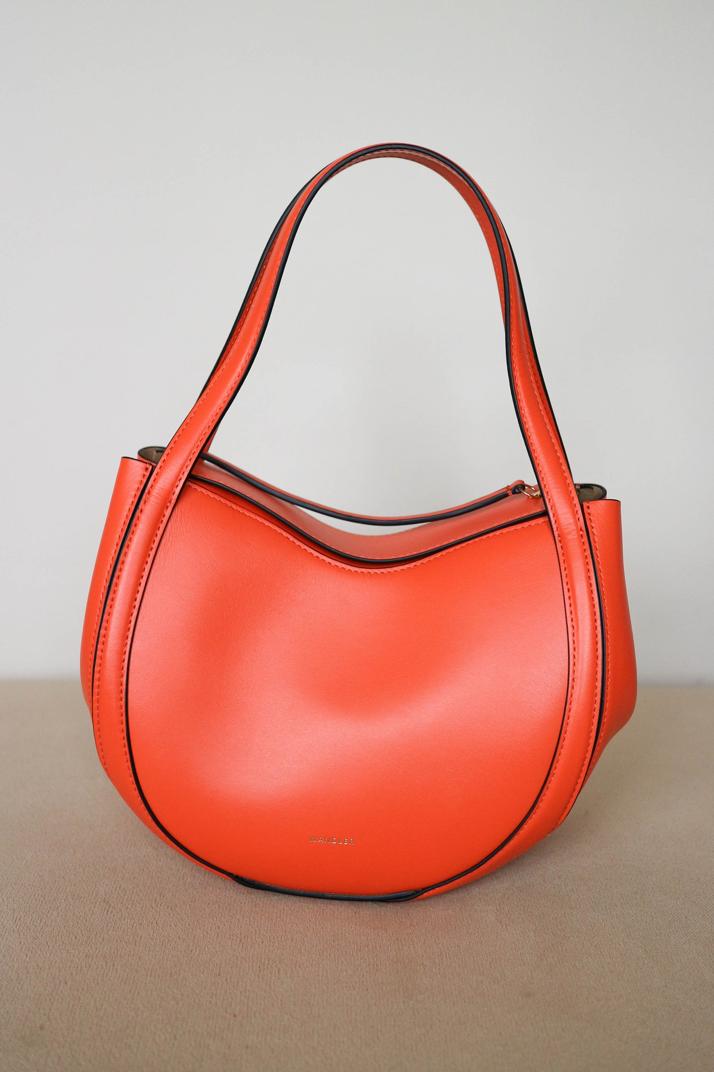 Wandler Mini Lin Tote Bag Orange Nectar