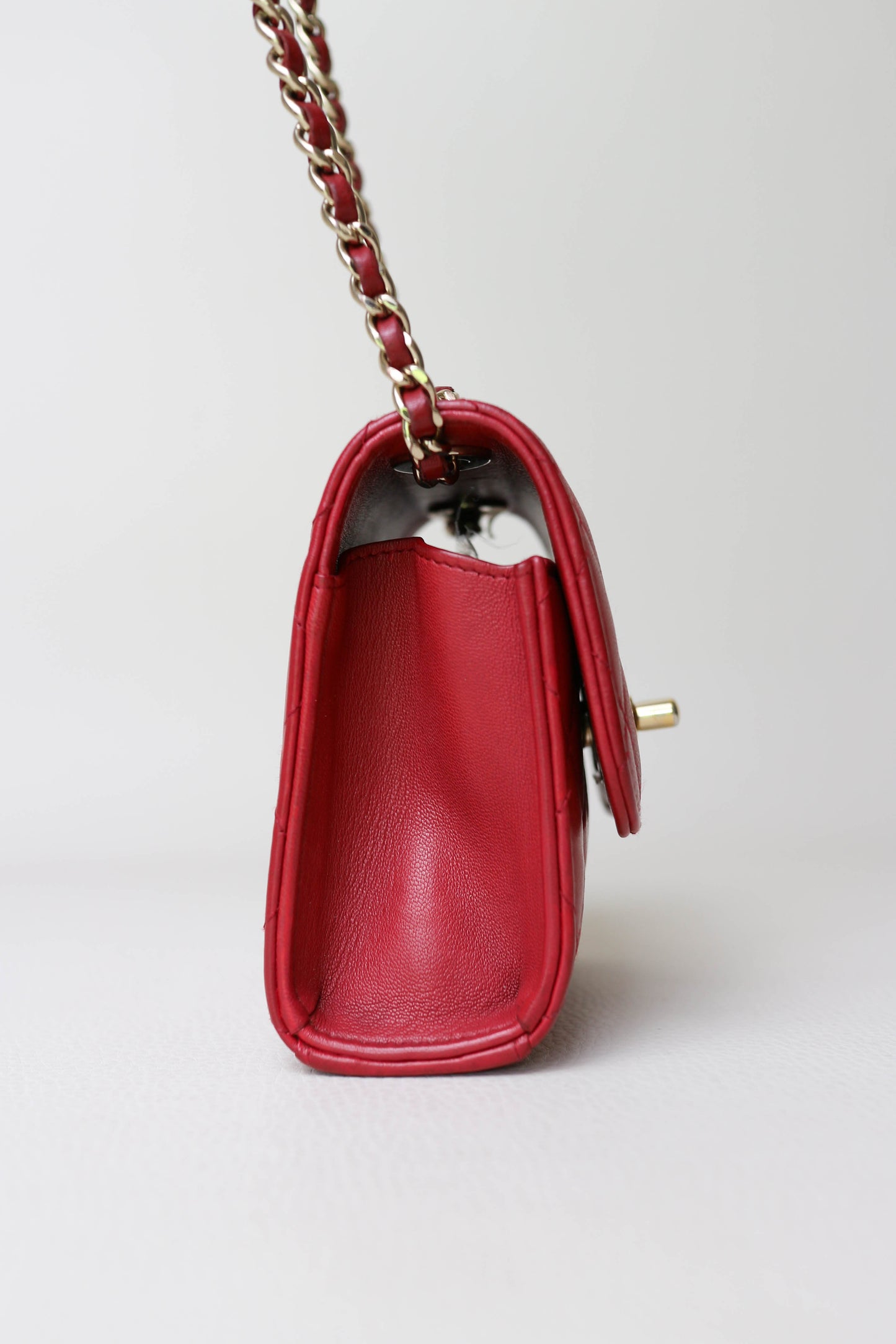 CHANEL Trendy CC Mini Square Bag Red