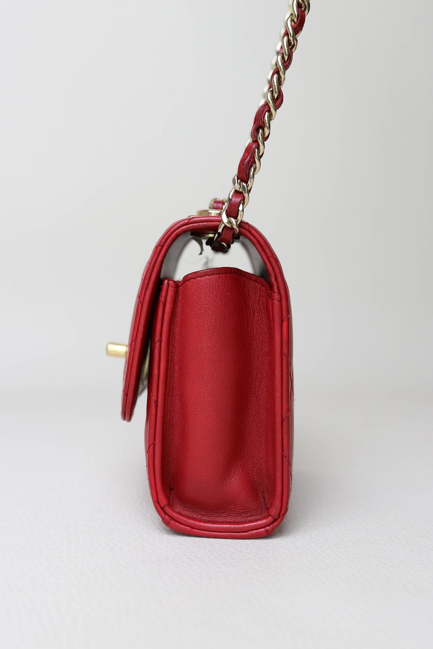 CHANEL Trendy CC Mini Square Bag Red