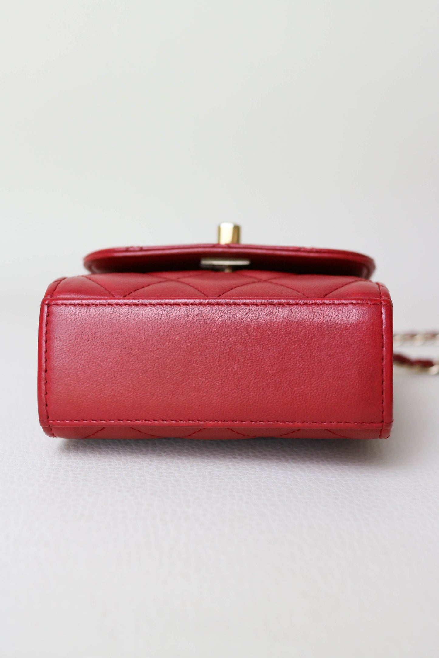 CHANEL Trendy CC Mini Square Bag Red