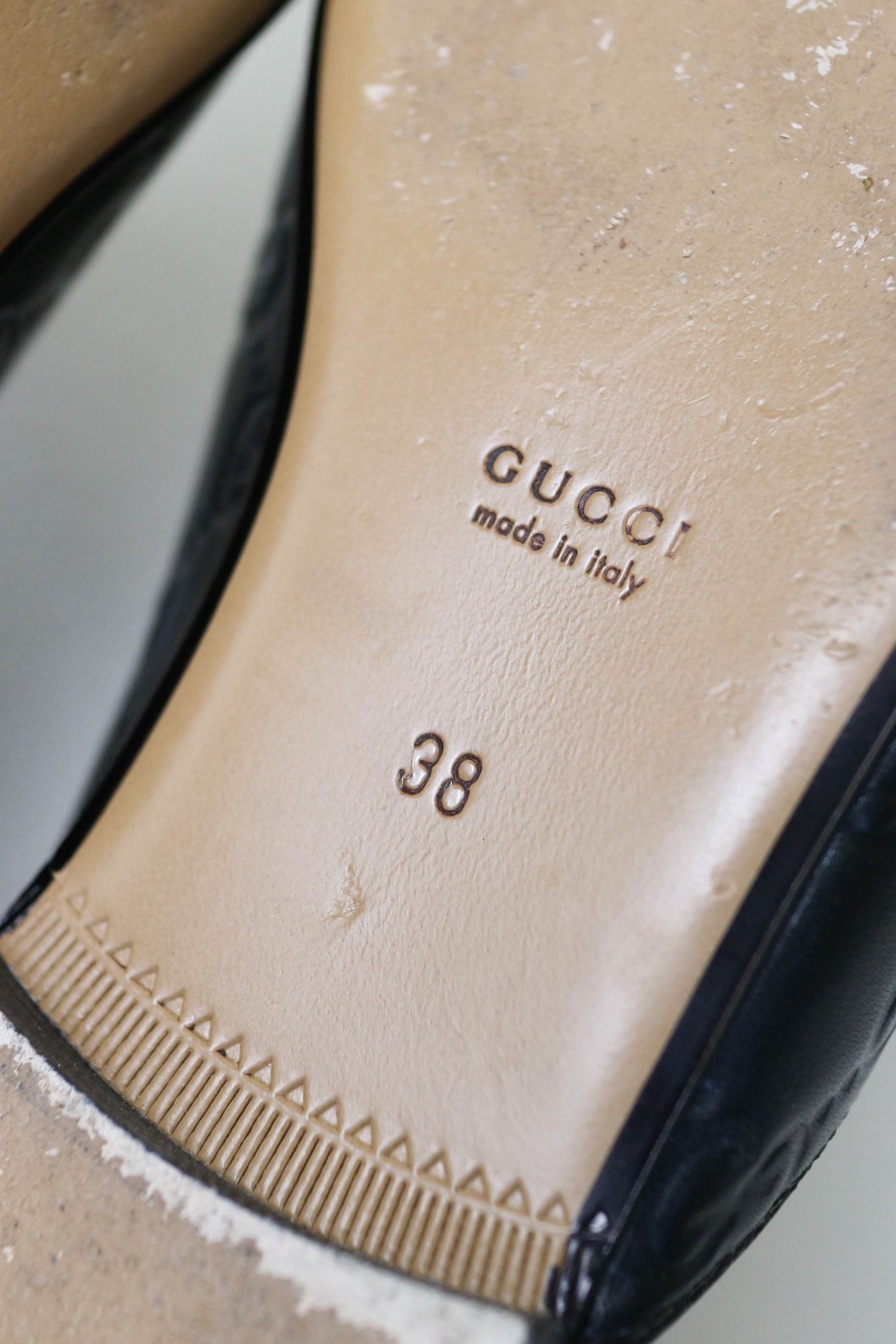 Gucci Princetown Monogram Loafers Black