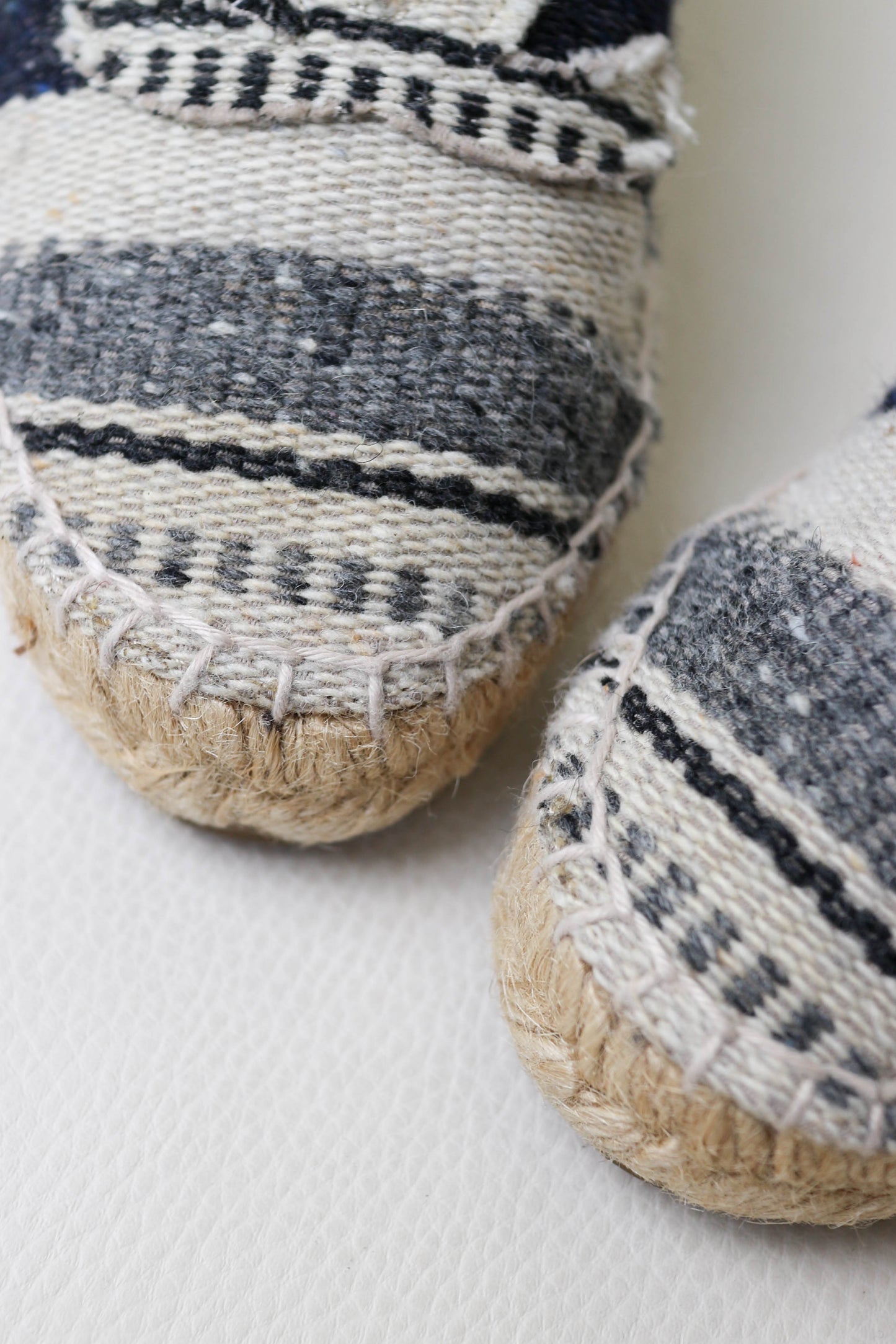CHANEL Logo Canvas Espadrilles Blue