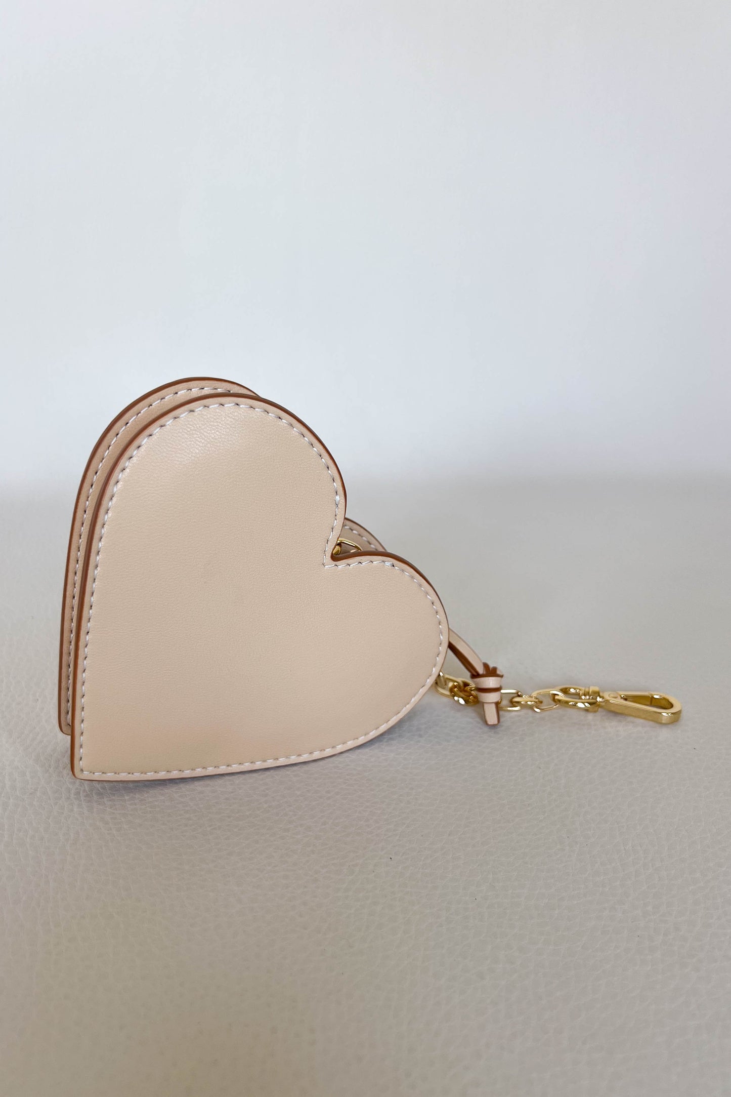 GANNI Logo Heart Bag Charm